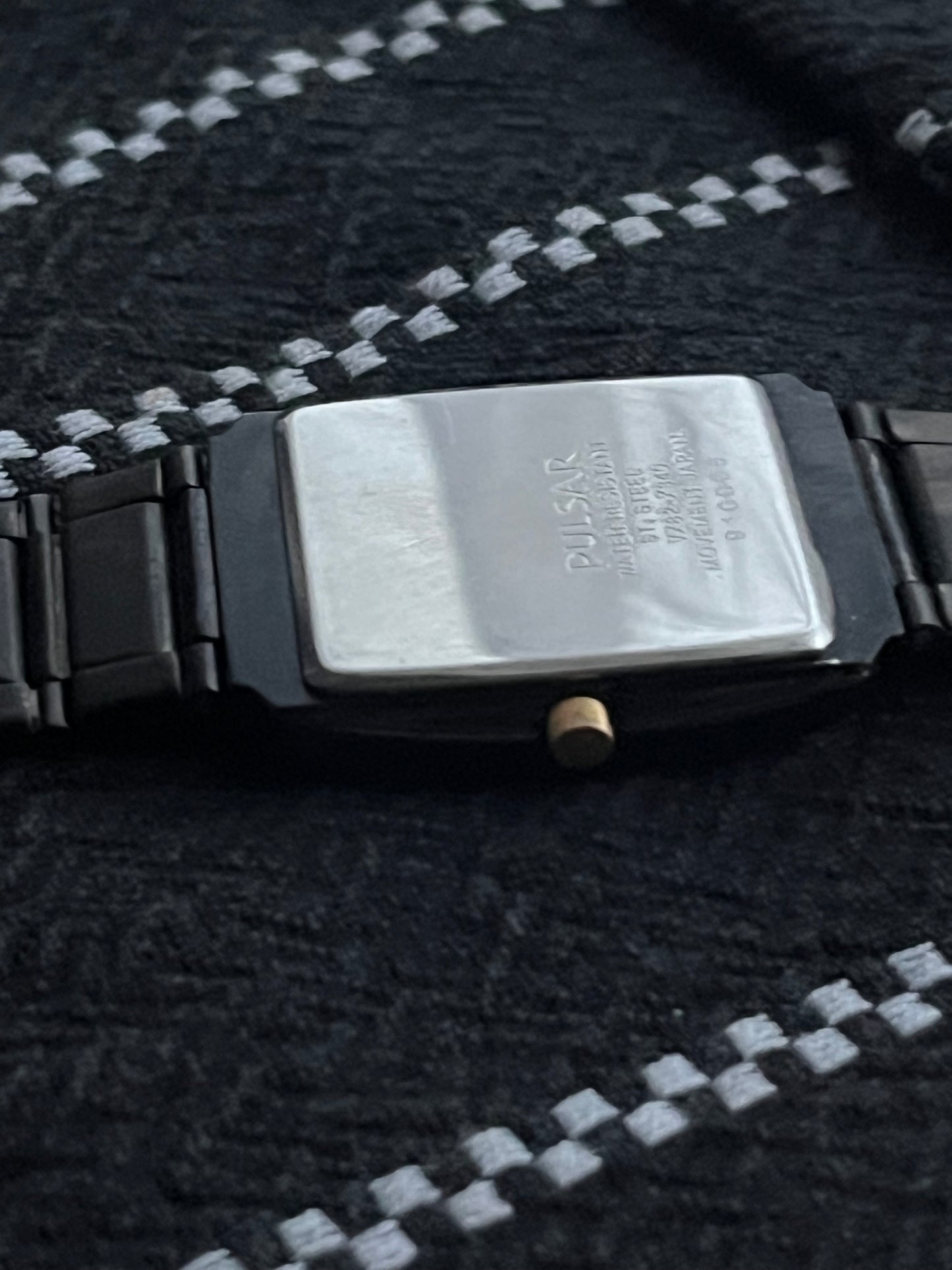 Pulsar (Seiko) Tank Silver-Gold Stainless Steel