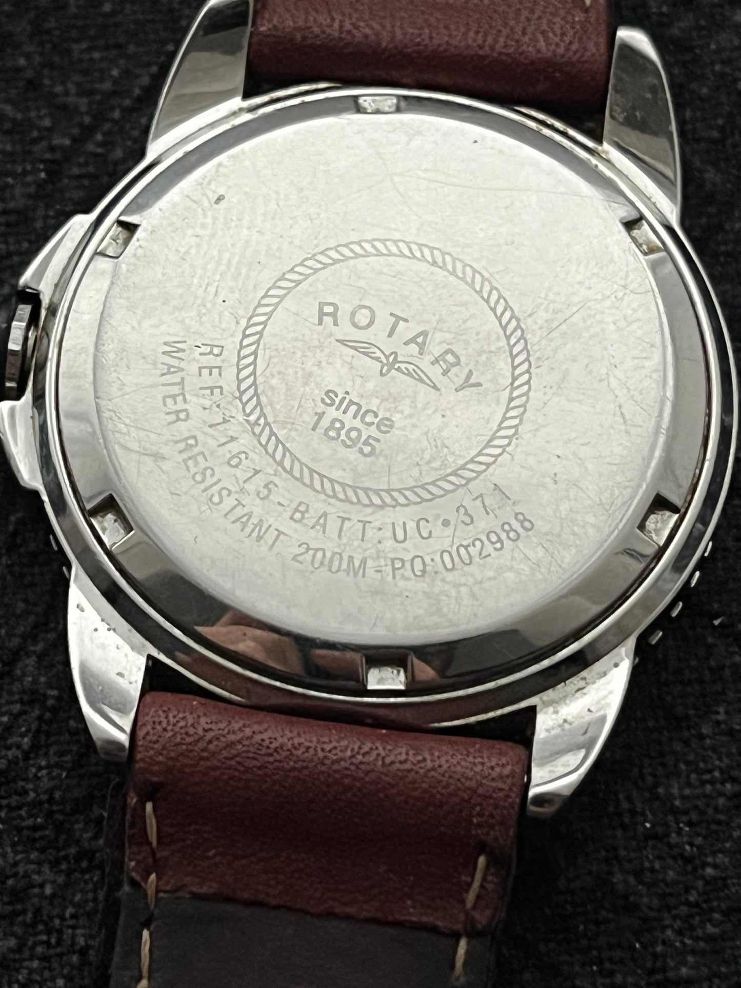 Rotary 200M Diver Silver-Blue