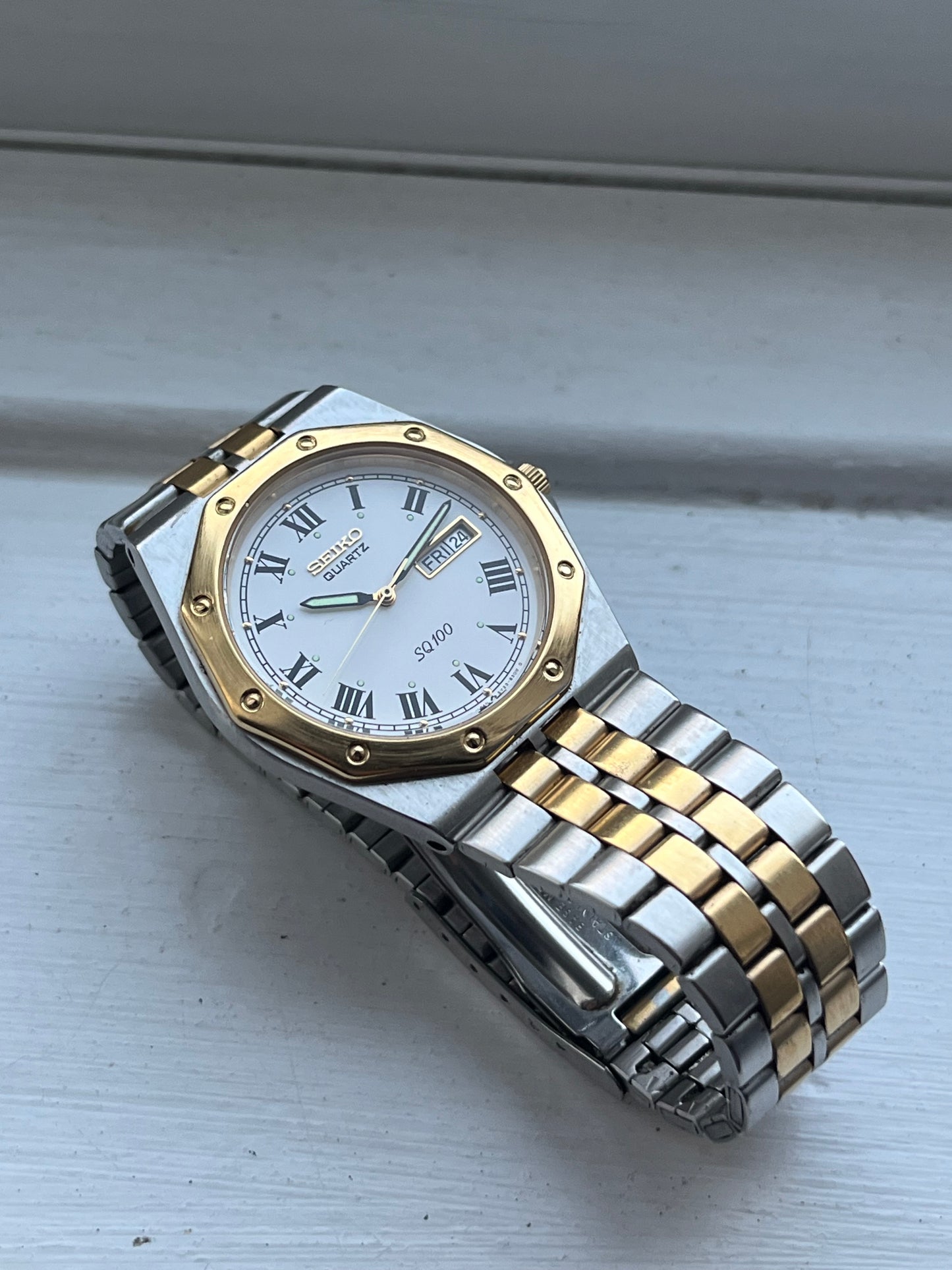 Seiko Royal Oak  White Roman Numeral Dial