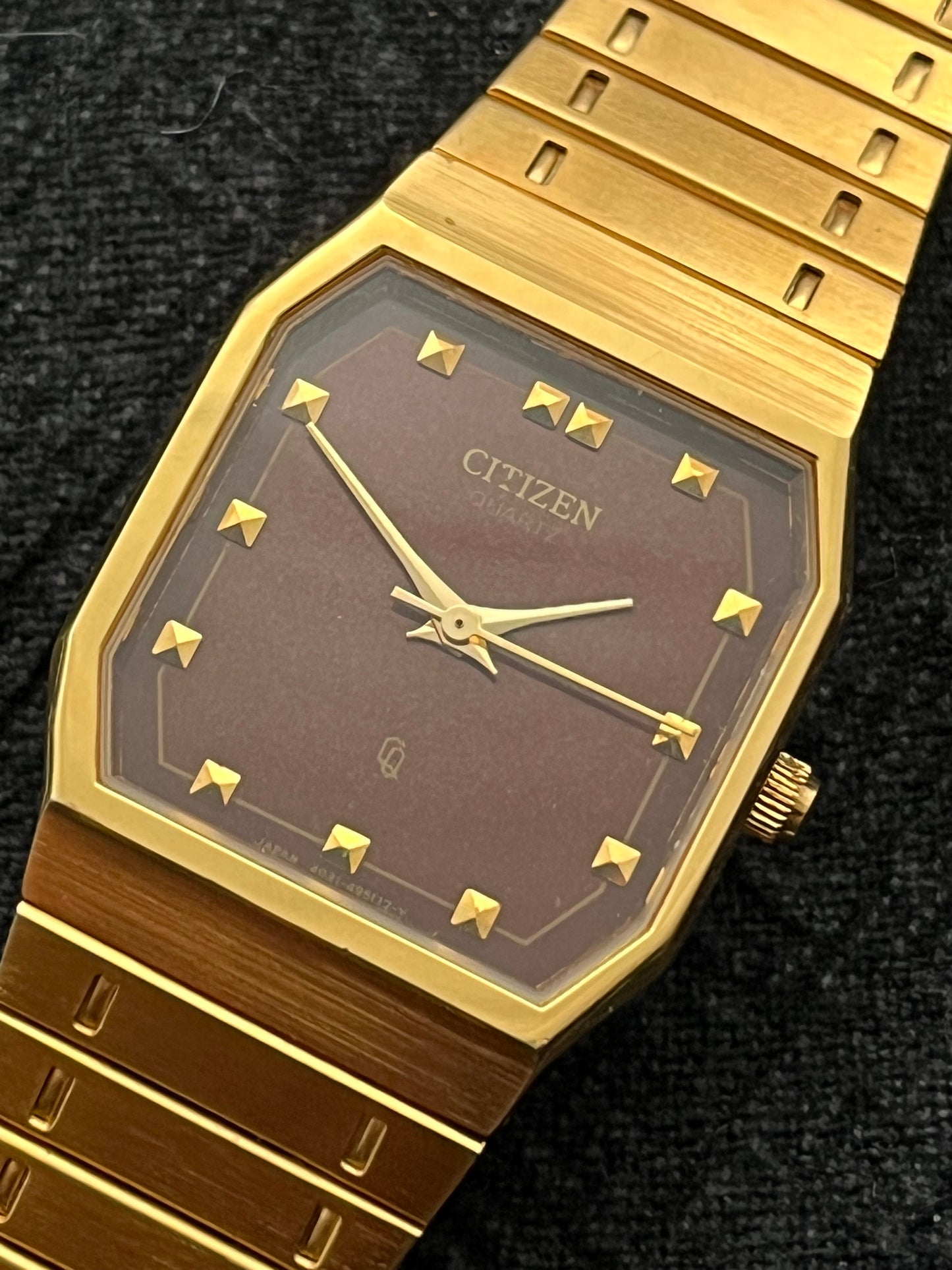 Citizen ‘Tiger Eye’ Tank Gold Plated Ultra Rare