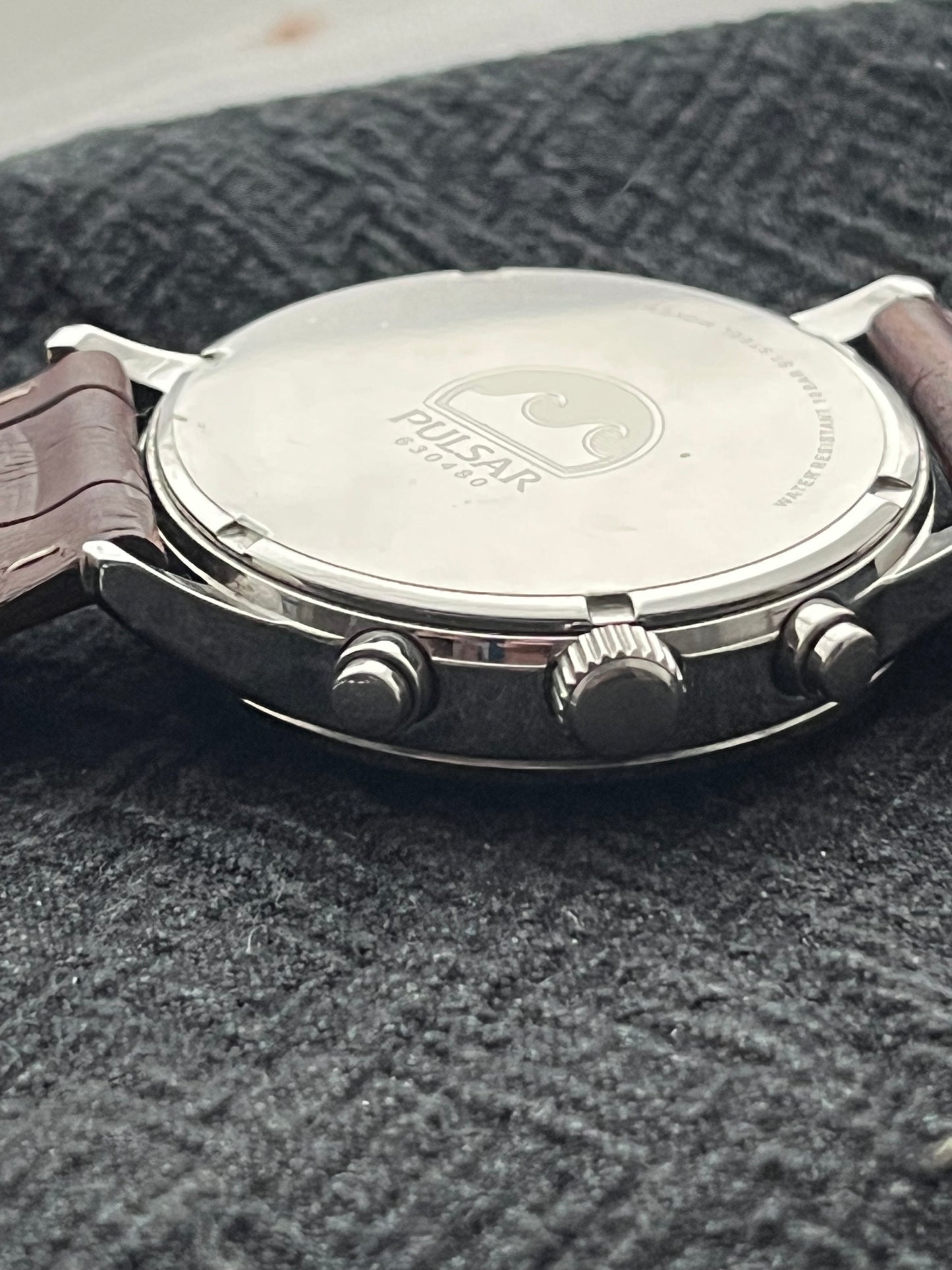 Pulsar (Seiko) Chronograph Silver-Brown