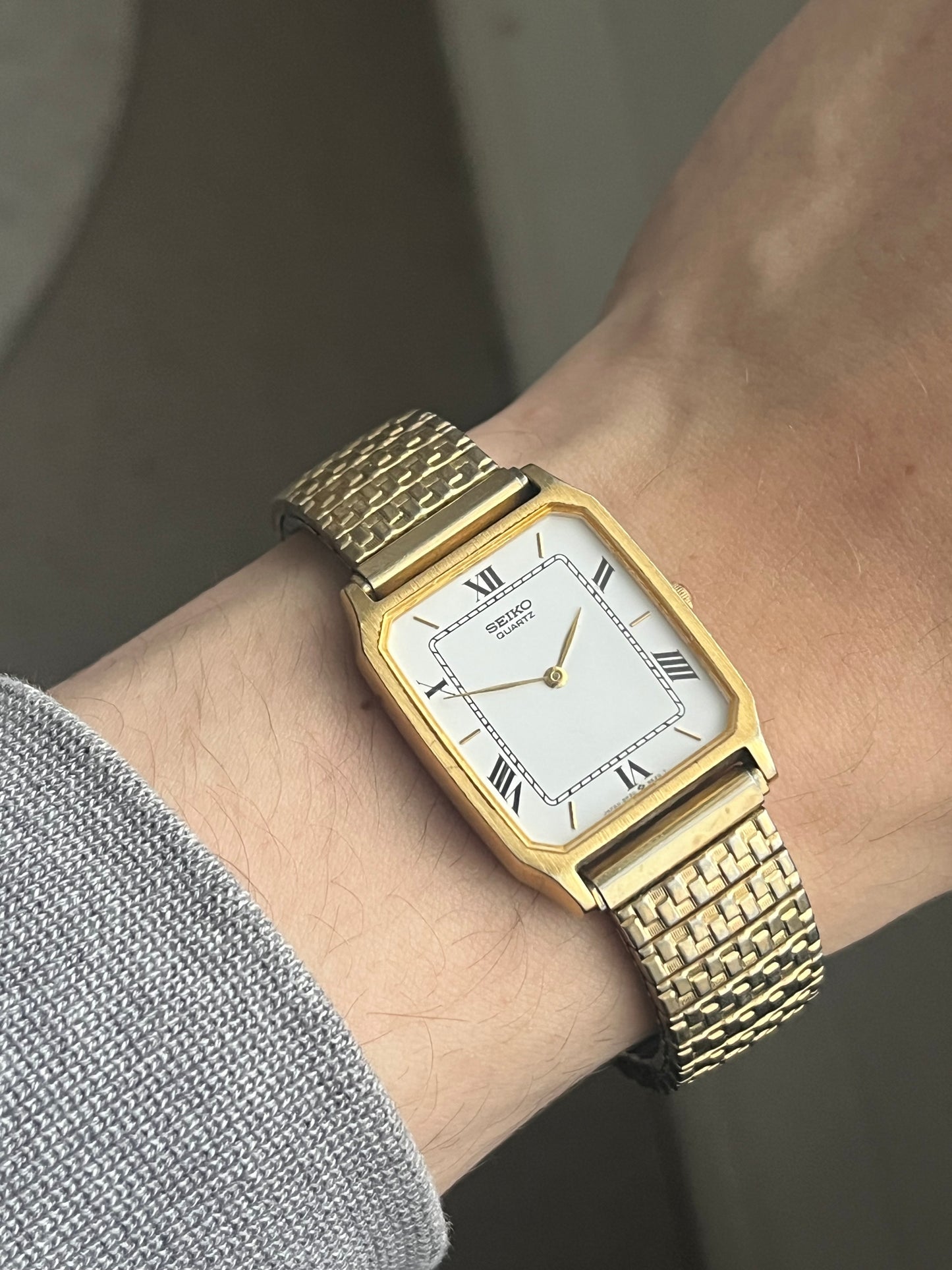 Seiko Tank Roman Numeral 5P30-5D30