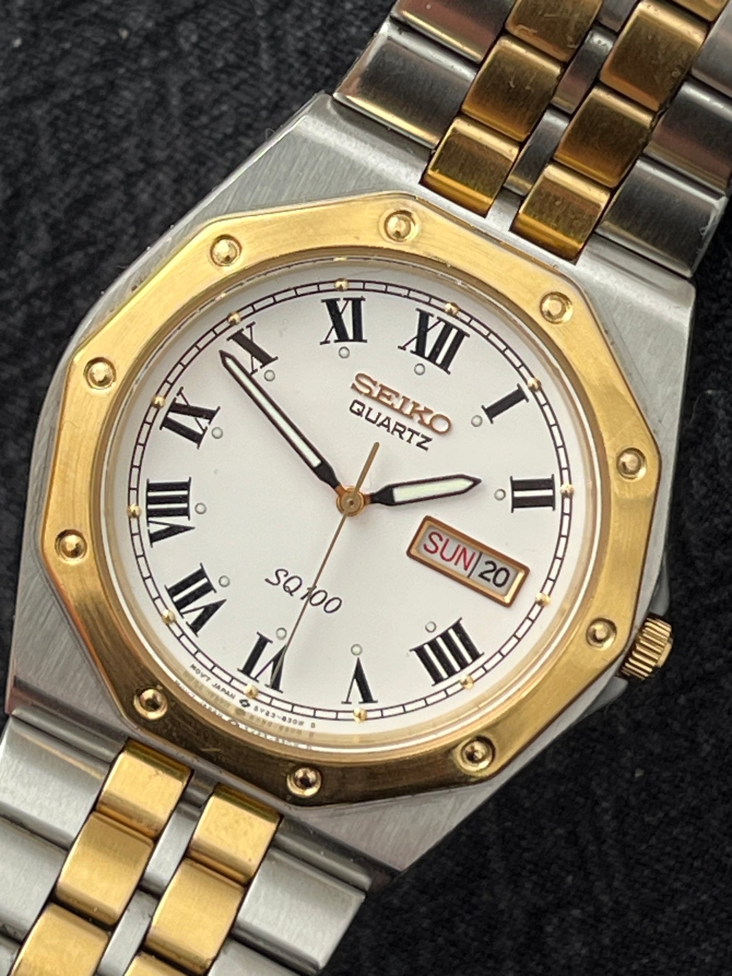 Seiko Royal Oak  White Roman Numeral Dial