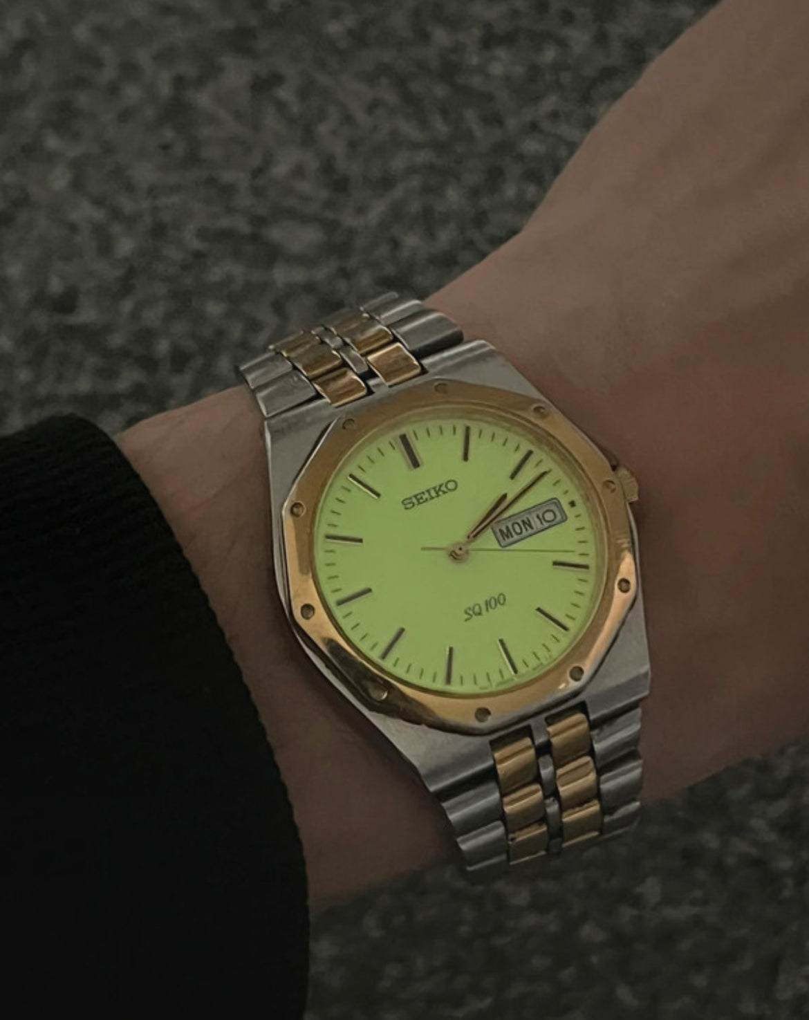 Seiko Royal Oak Day Date 7N43-8B10 SQ100 From 1995