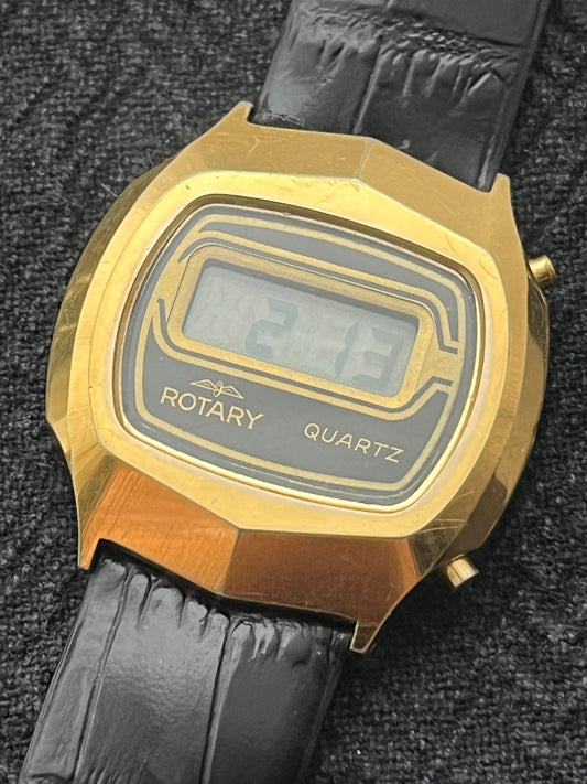 Rotary Digital LCD Gold Plated