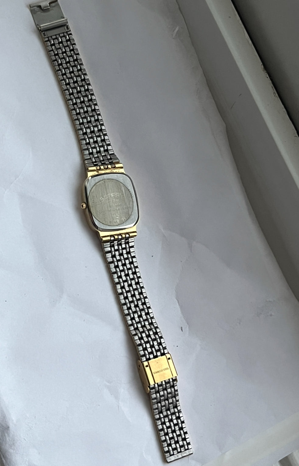 Rotary Tank Classic 4572 Gold Plated