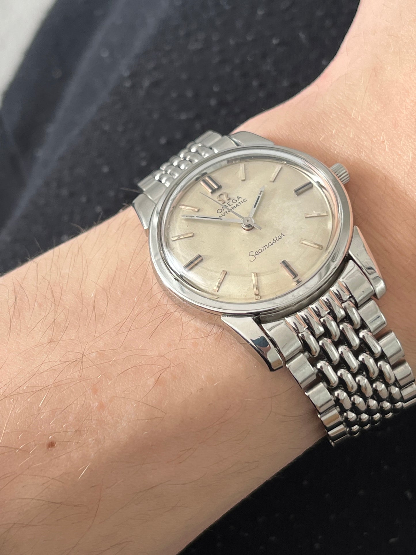 Omega Seamaster Automatic Bead Of Rice Bracelet 552