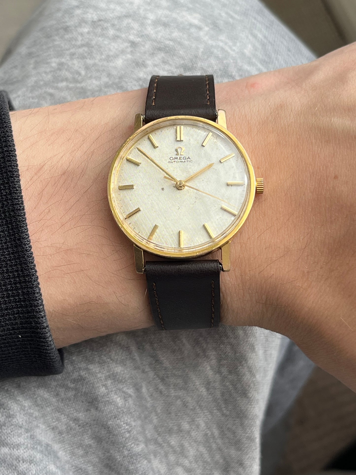Omega Automatic Linen Dial