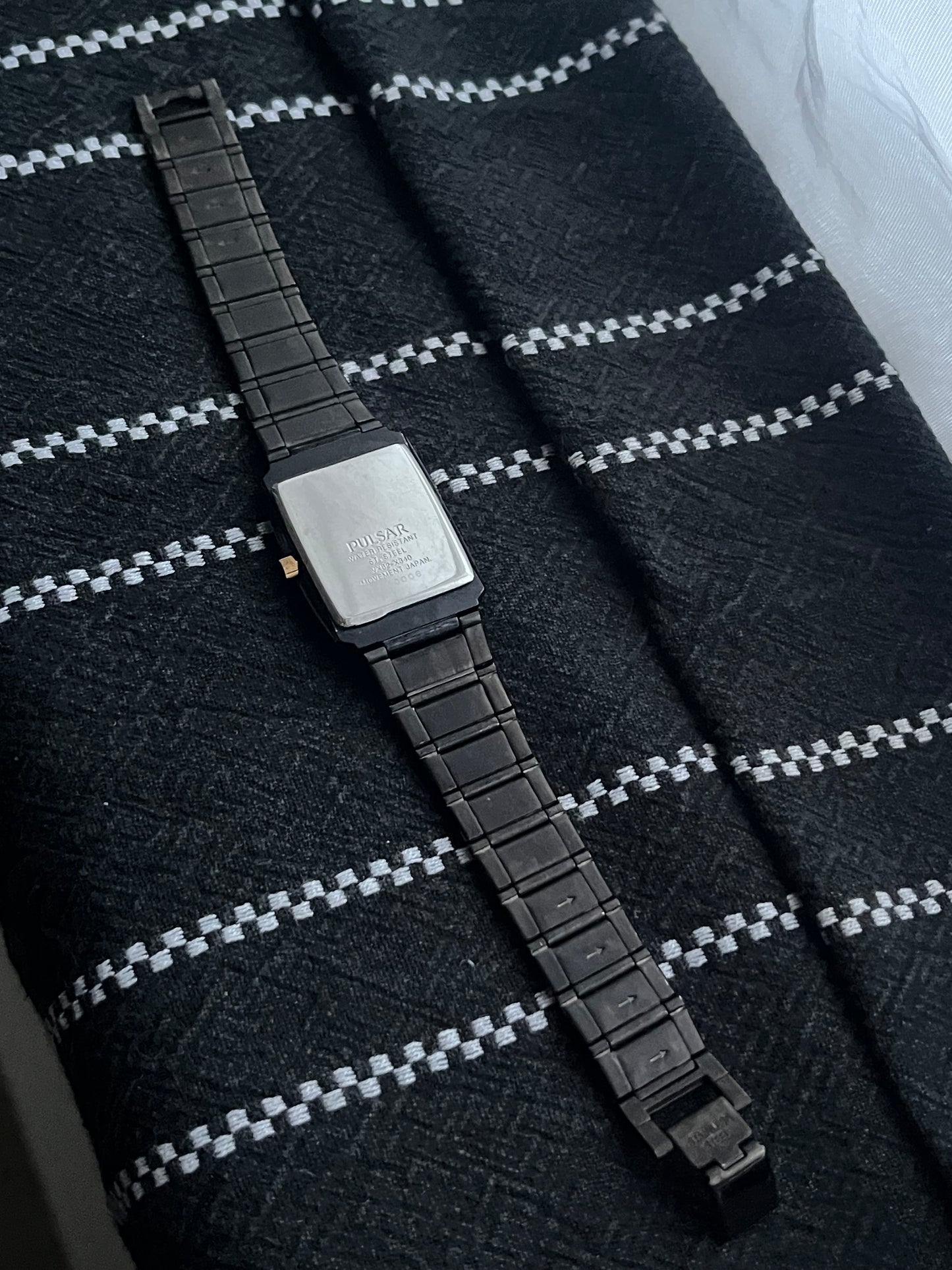 Pulsar (Seiko) Tank Silver-Gold Stainless Steel