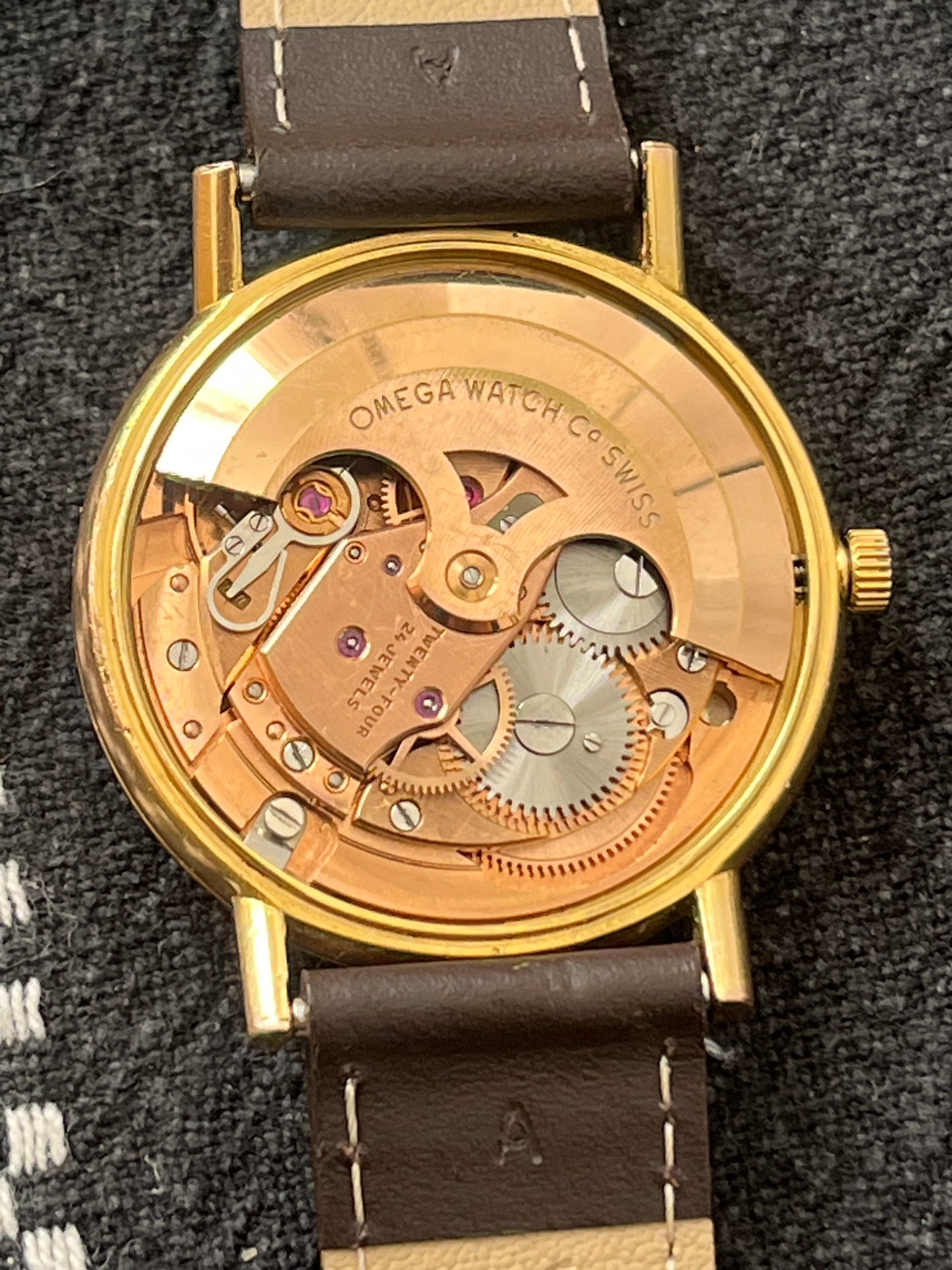 Omega Automatic Linen Dial