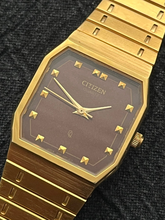 Citizen ‘Tiger Eye’ Tank Gold Plated Ultra Rare