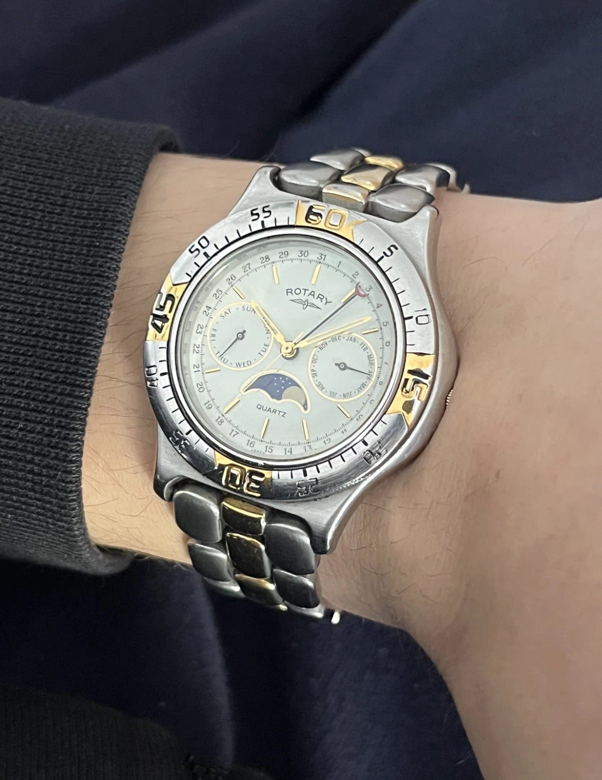 Rotary MoonPhase Triple Date From 1990
