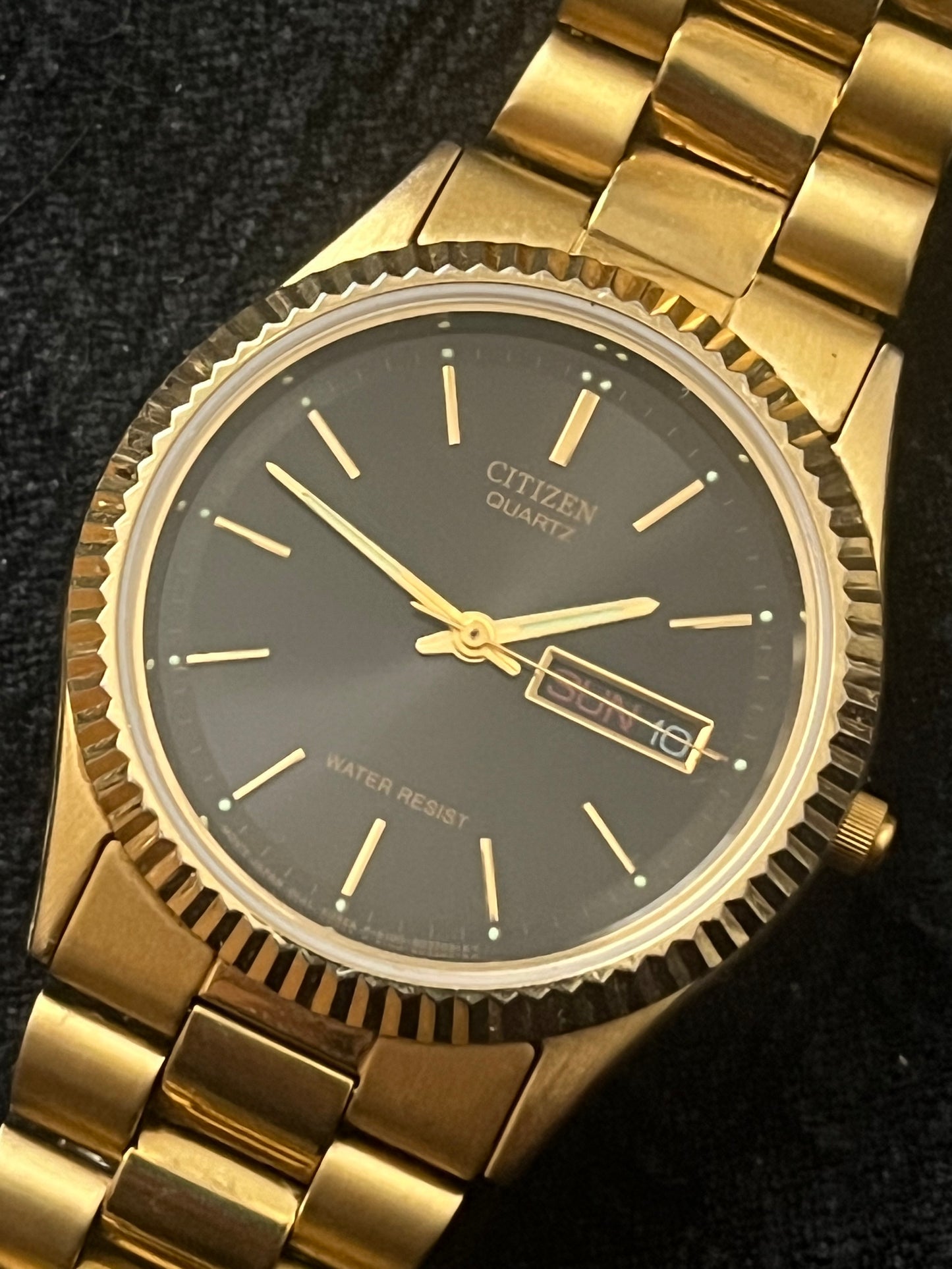 Citizen Presidential Day Date Gold-Black