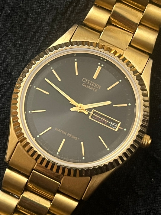 Citizen Presidential Day Date Gold-Black