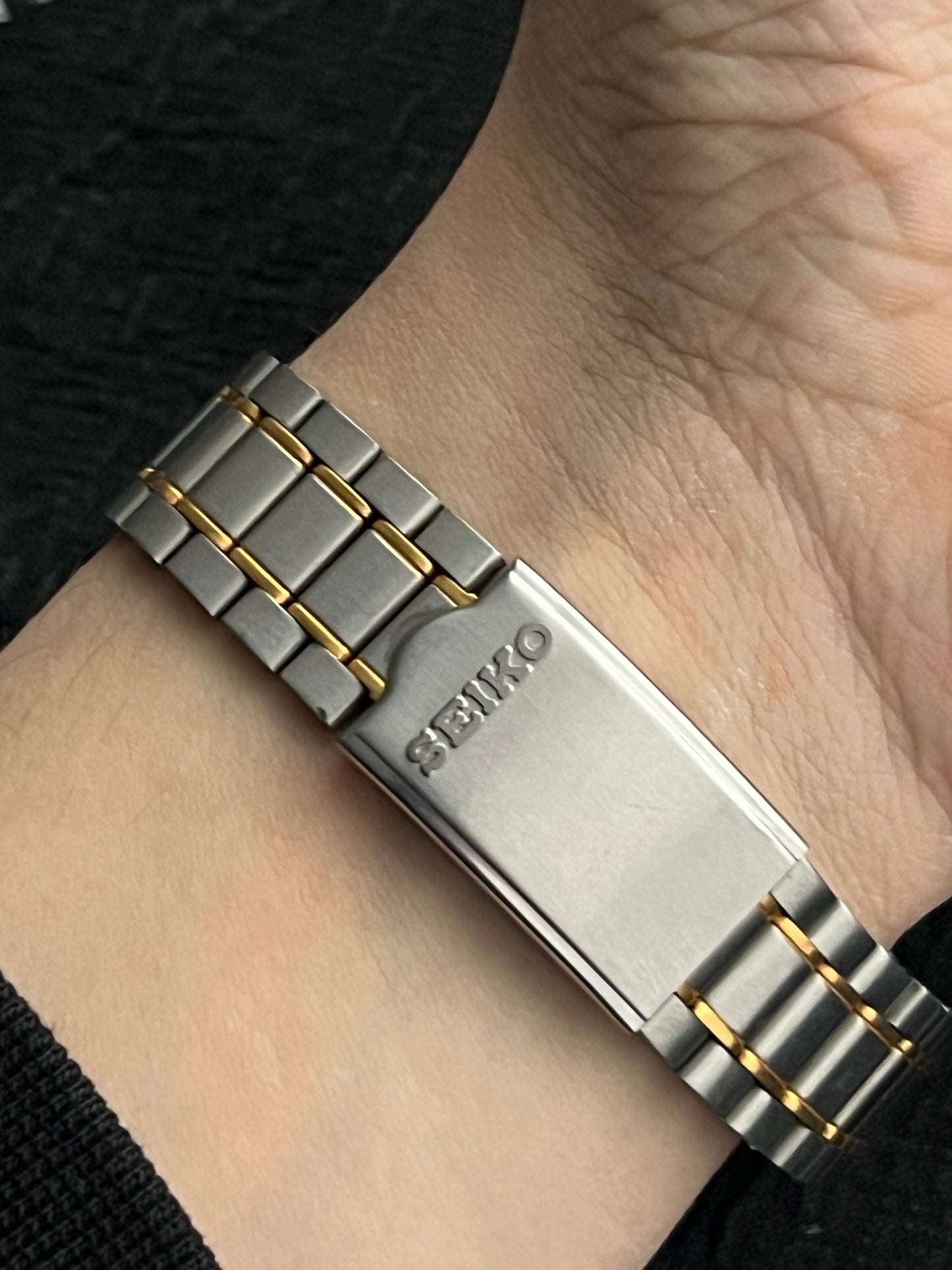 Seiko Day Date Silver-Gold 7N43-9011 From 1995