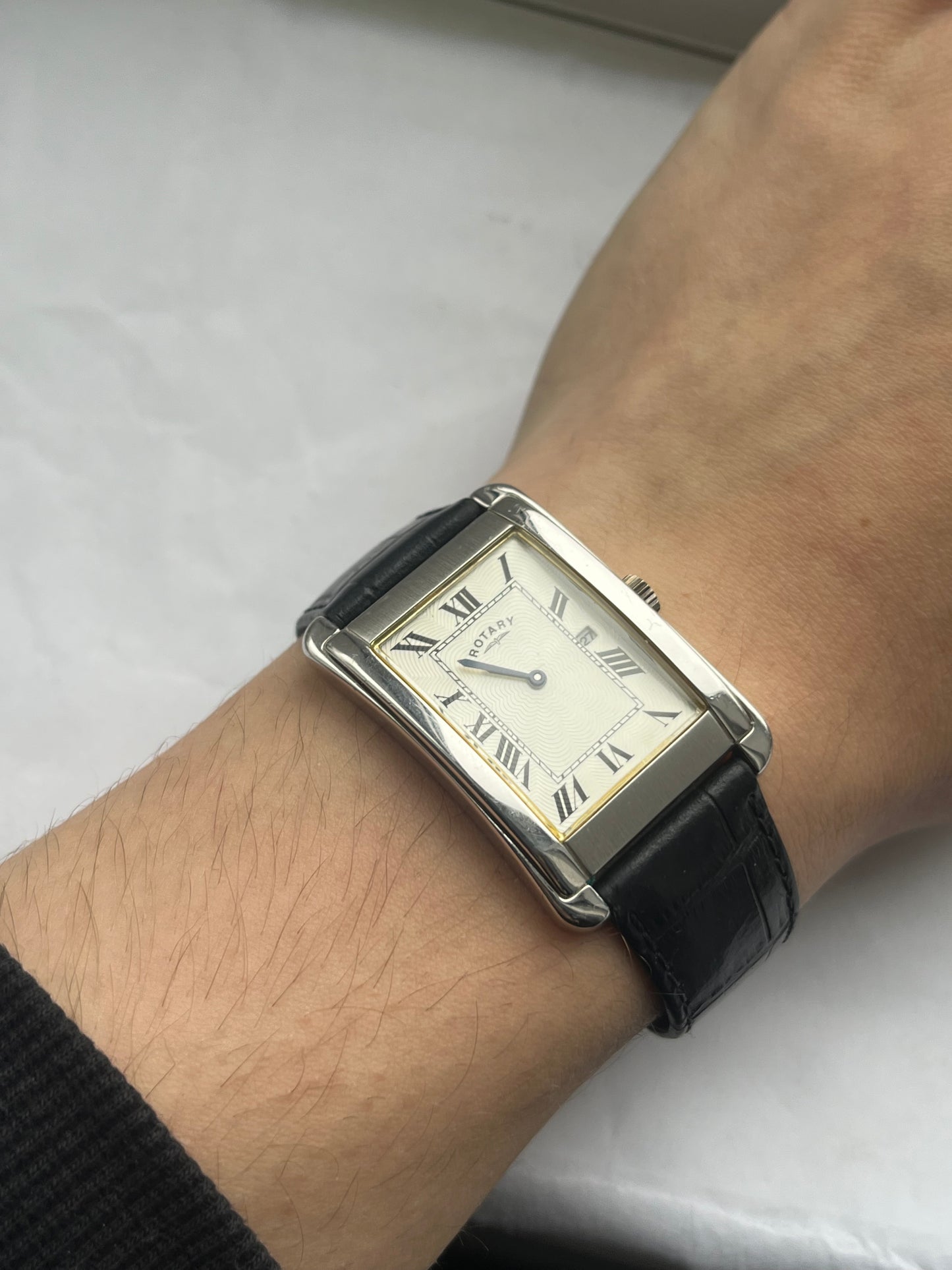 Rotary Tank Savannah Silver Roman Numeral