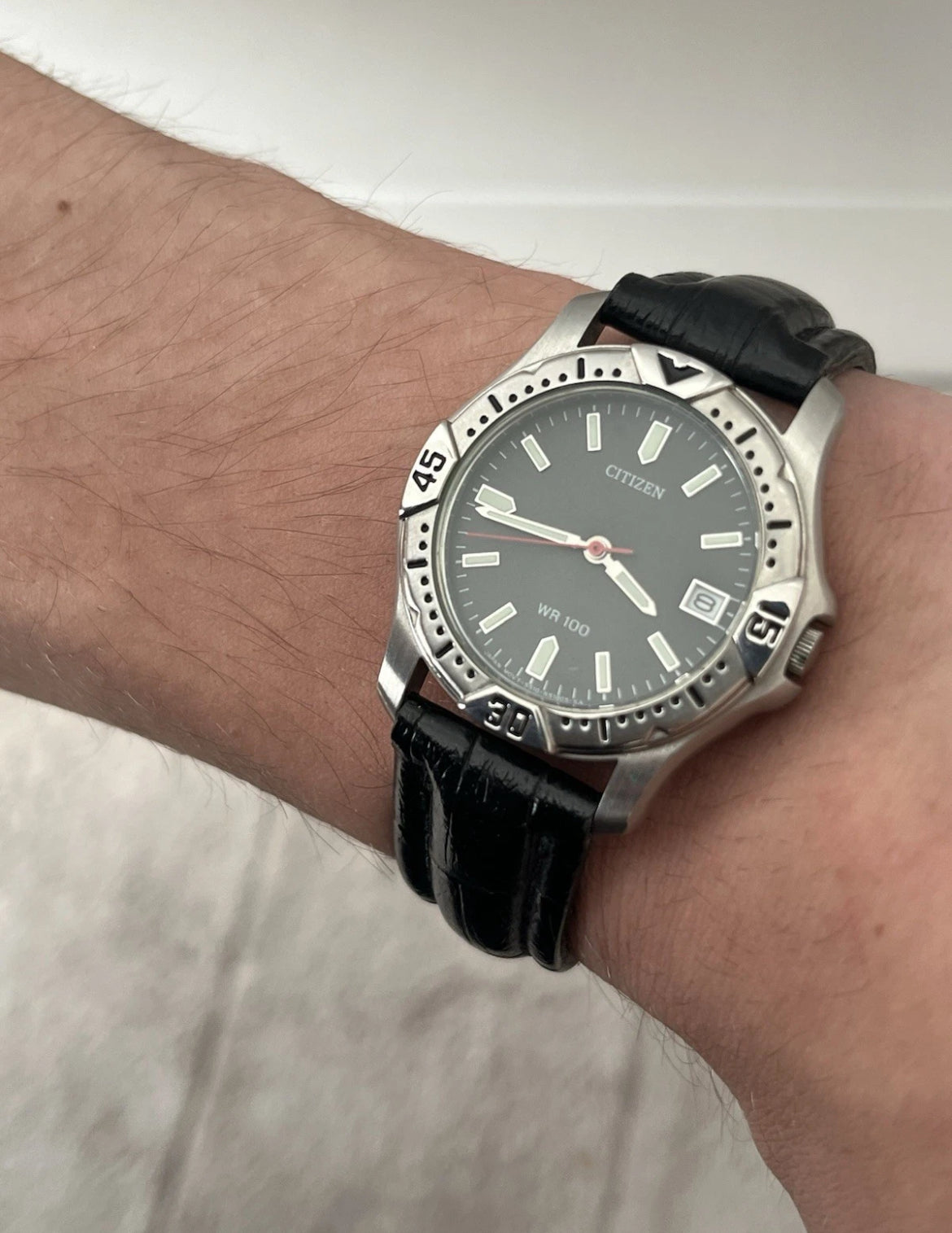 Citizen Diver WR100 Silver-Black