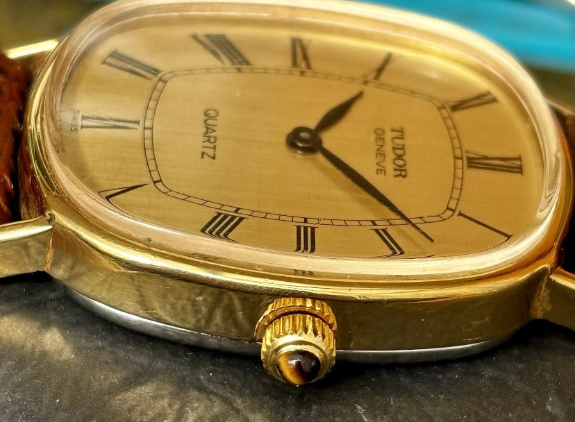 1968 Tudor Ref 9510 Gold Plated Tank