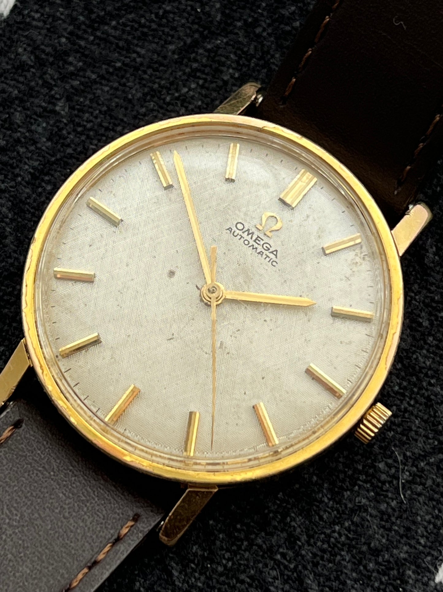 Omega Automatic Linen Dial