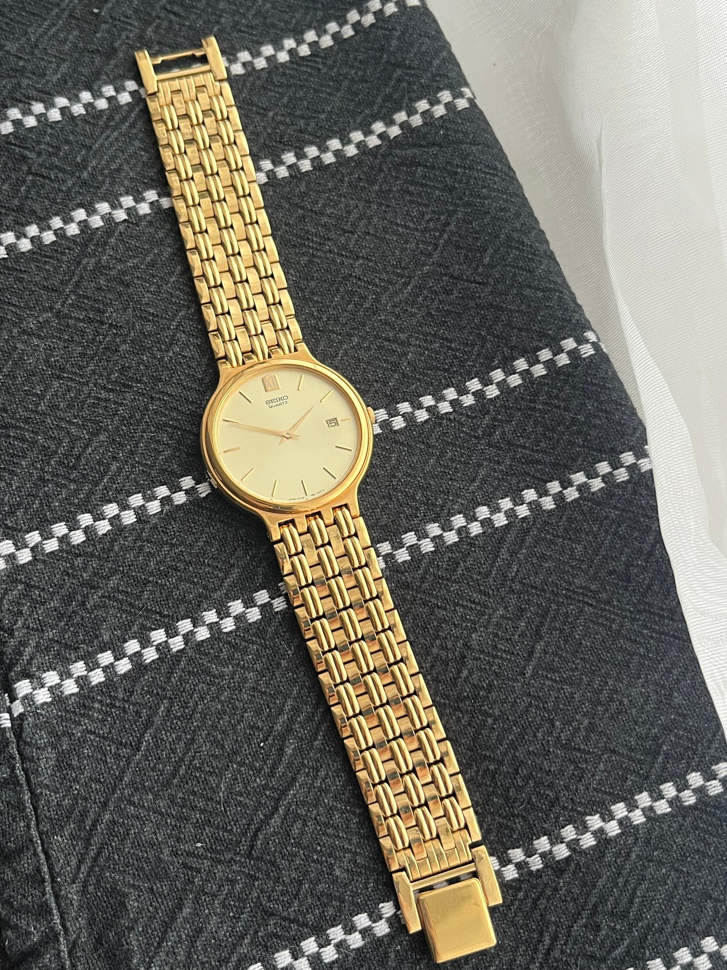 Seiko Gold Plated 5Y39-7A70 From 1992