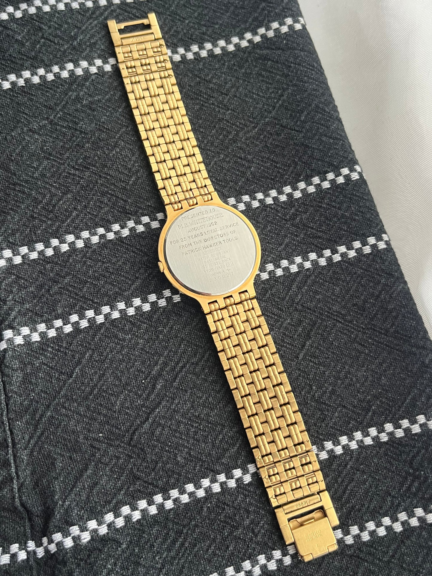 Seiko Gold Plated 5Y39-7A70 From 1992