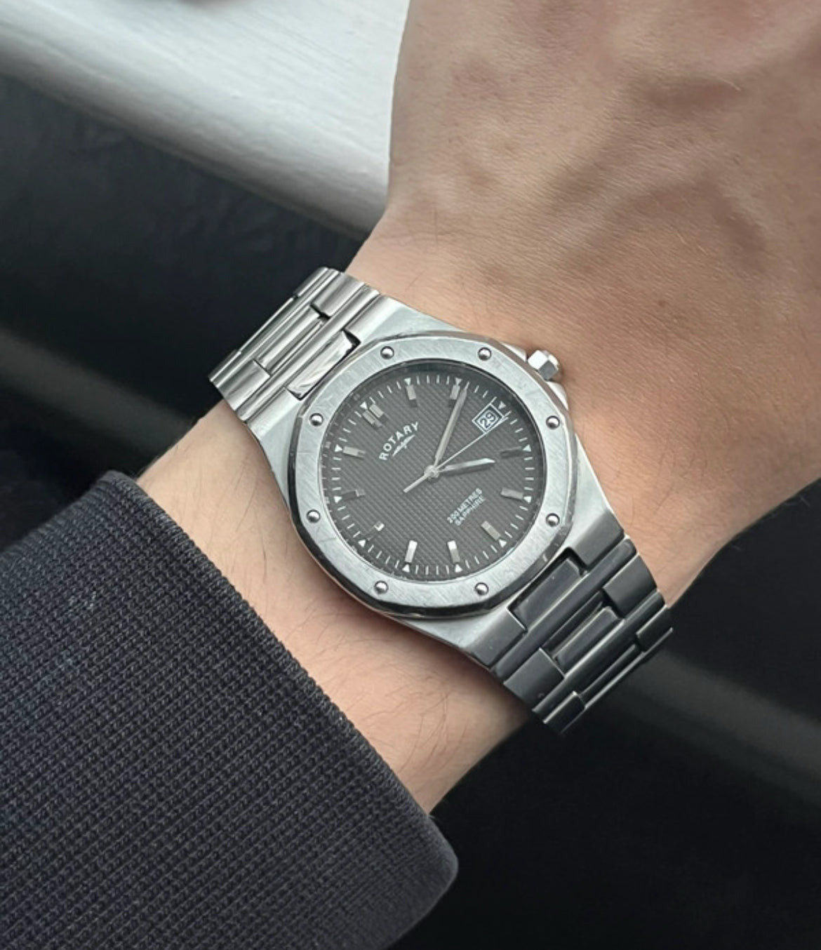 Rotary Royal Oak Sapphire Stainless Steel