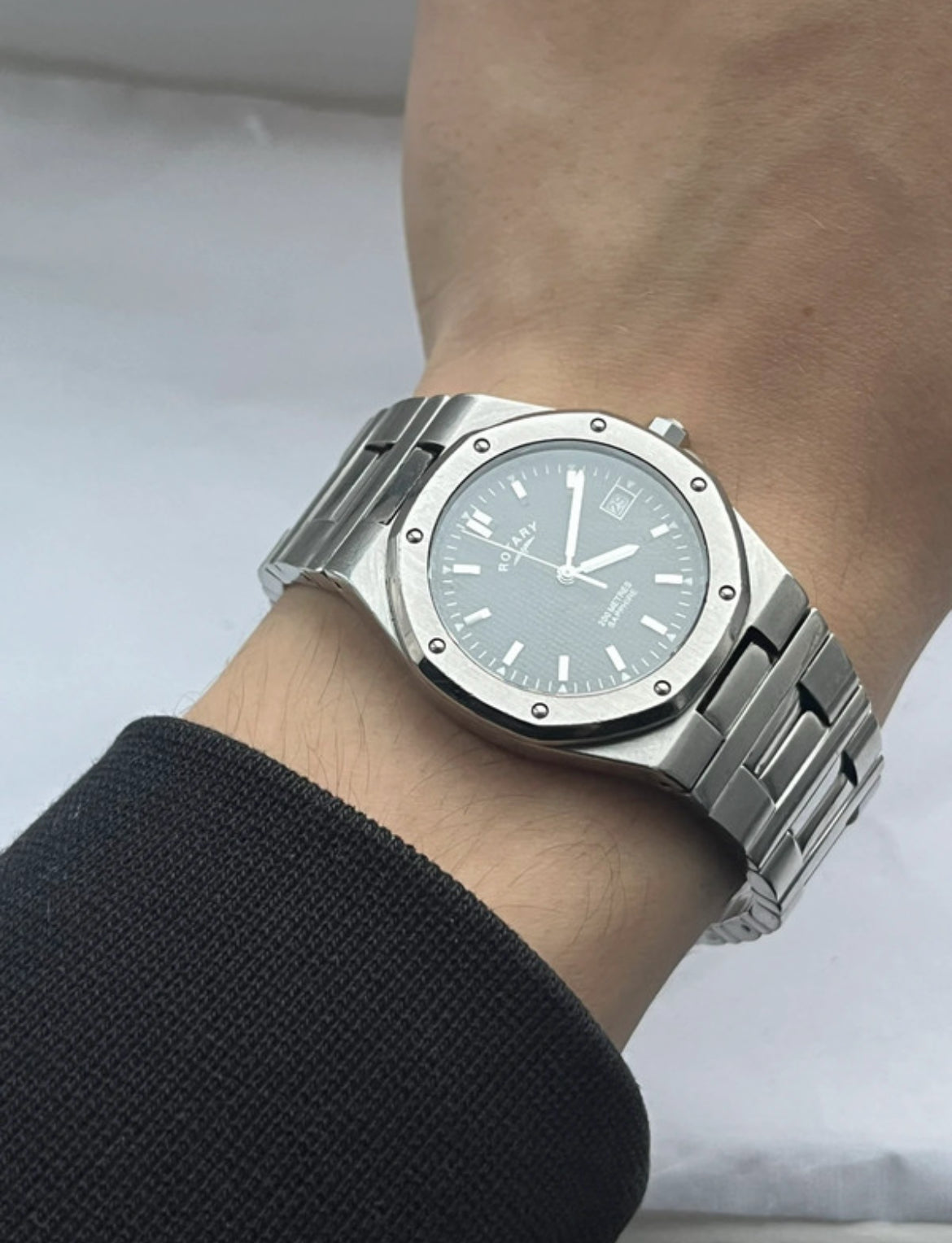 Rotary Royal Oak Sapphire Stainless Steel