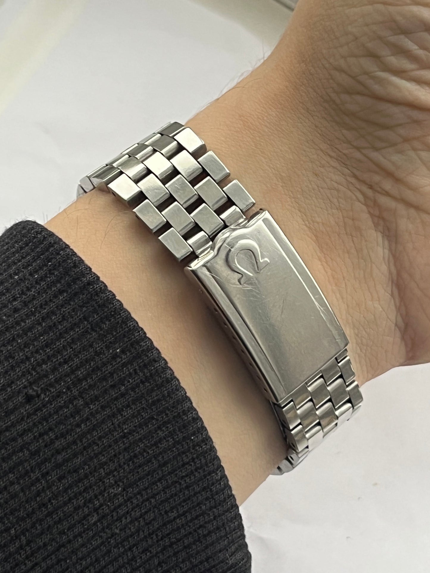 1977 Omega Seamaster Day Date 1345 Silver-Black