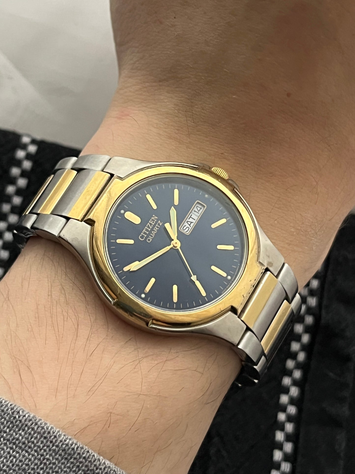 Citizen Day Date Silver-Gold Stainless Steel