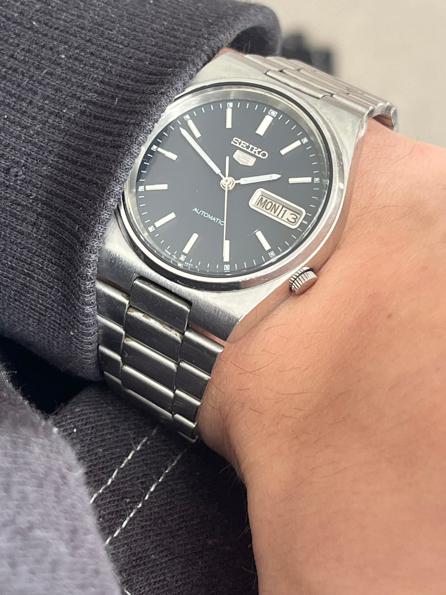 Seiko 5 Automatic Blue-Silver 7009-3130