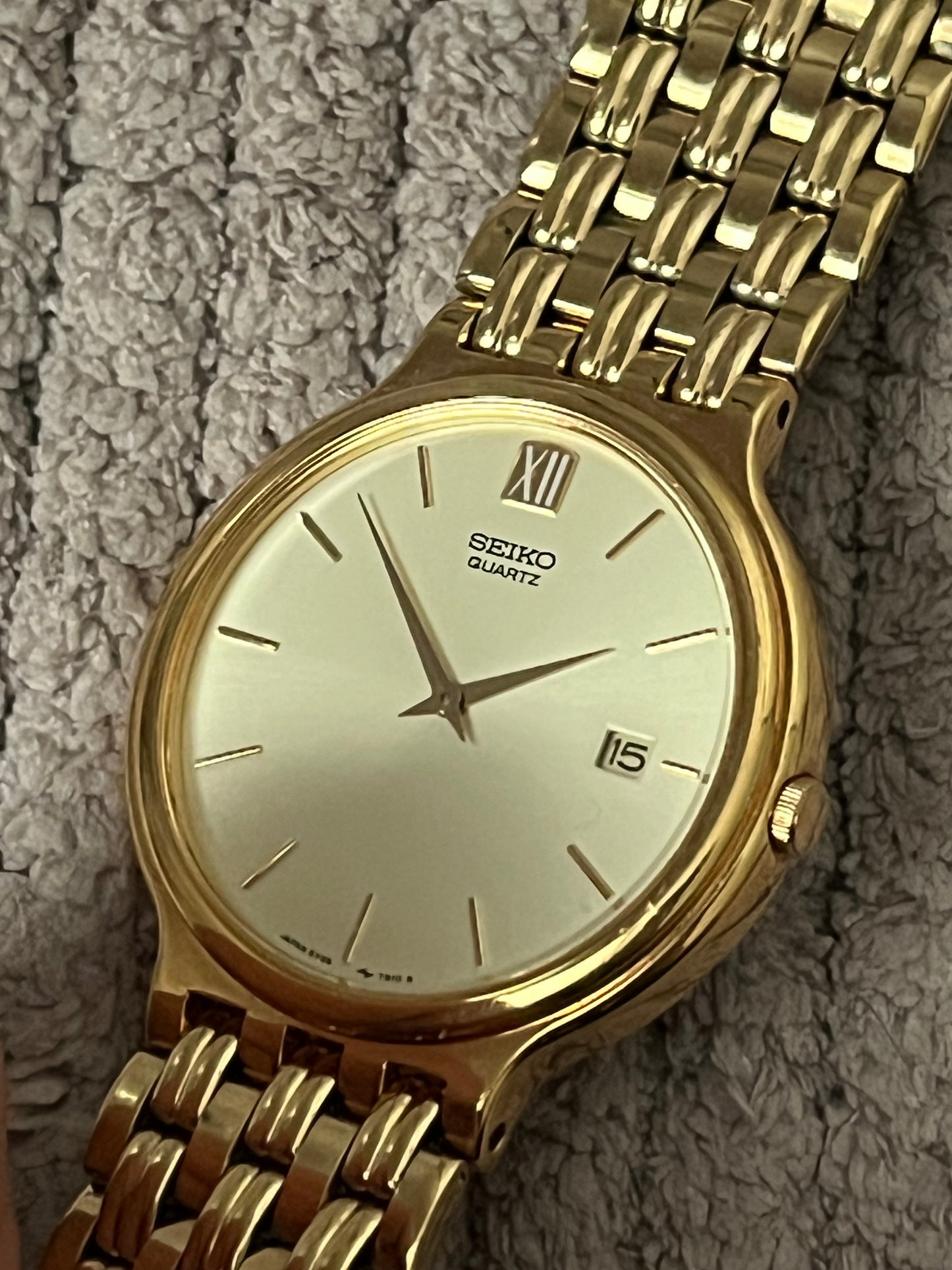 Seiko Gold Plated 5Y39-7A70 From 1992