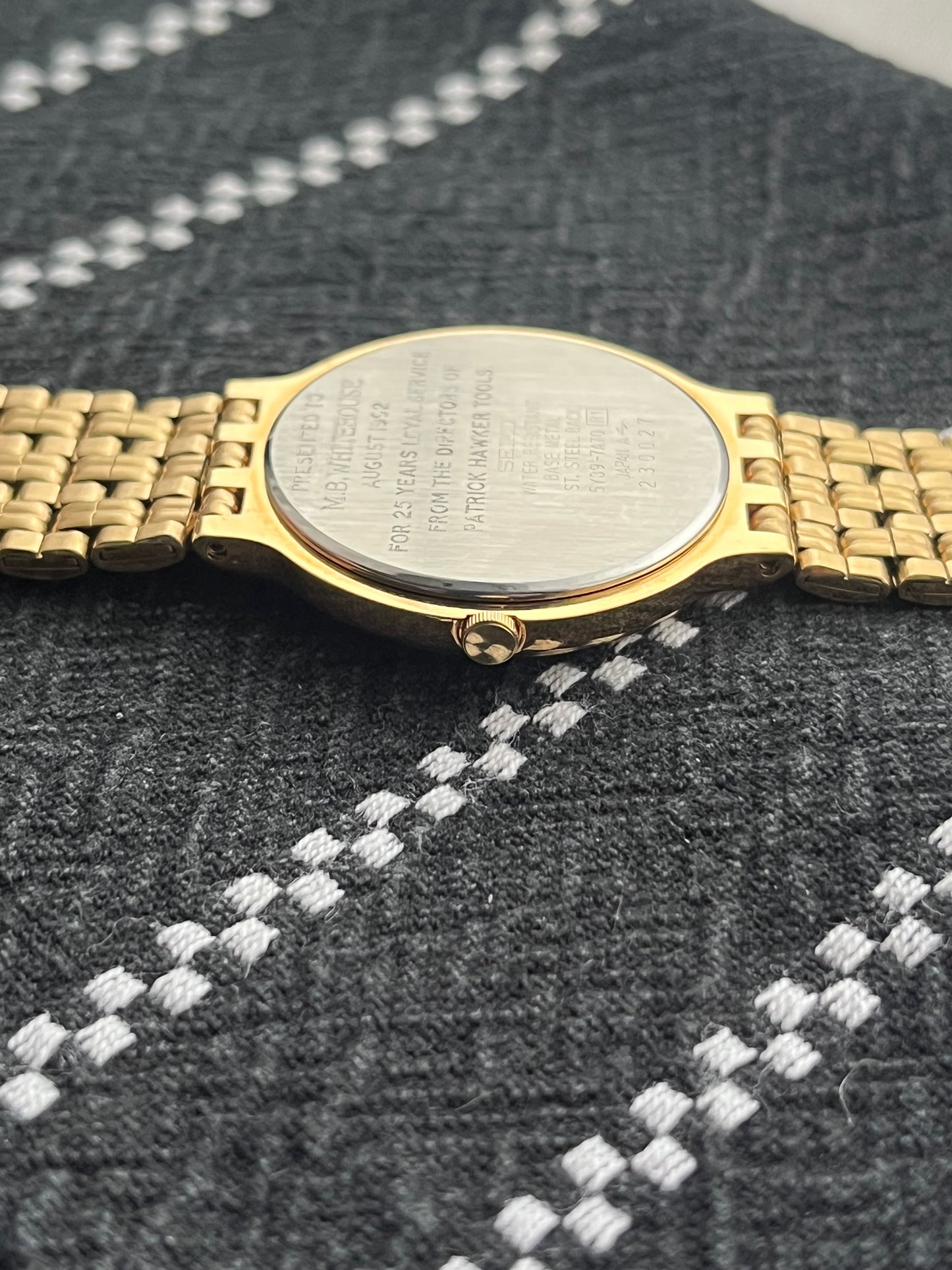 Seiko Gold Plated 5Y39-7A70 From 1992