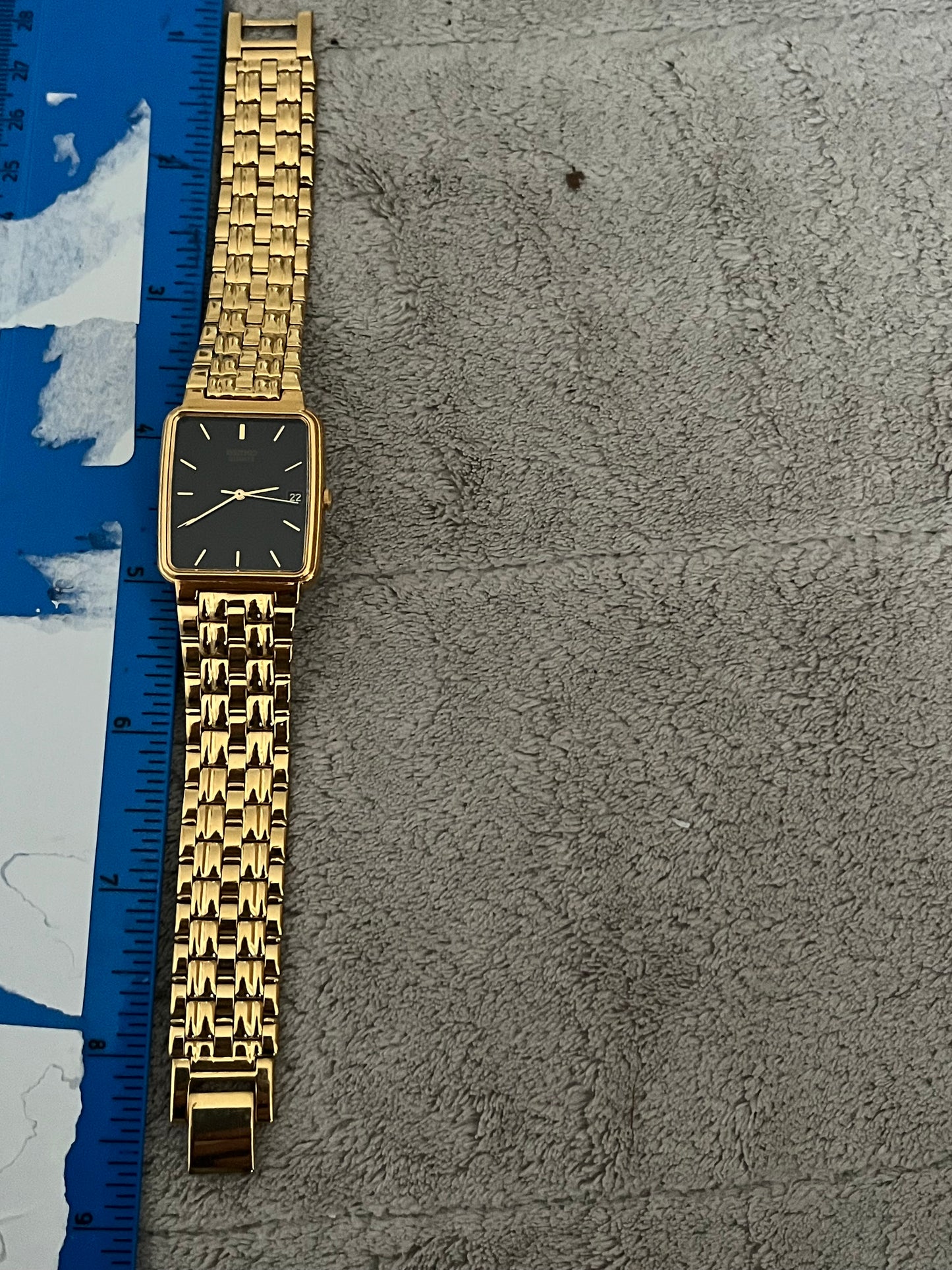 Seiko Tank Gold Plated 7N22-5091