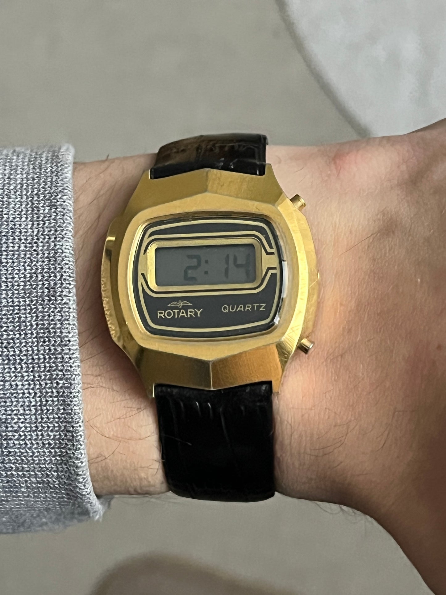 Rotary Digital LCD Gold Plated