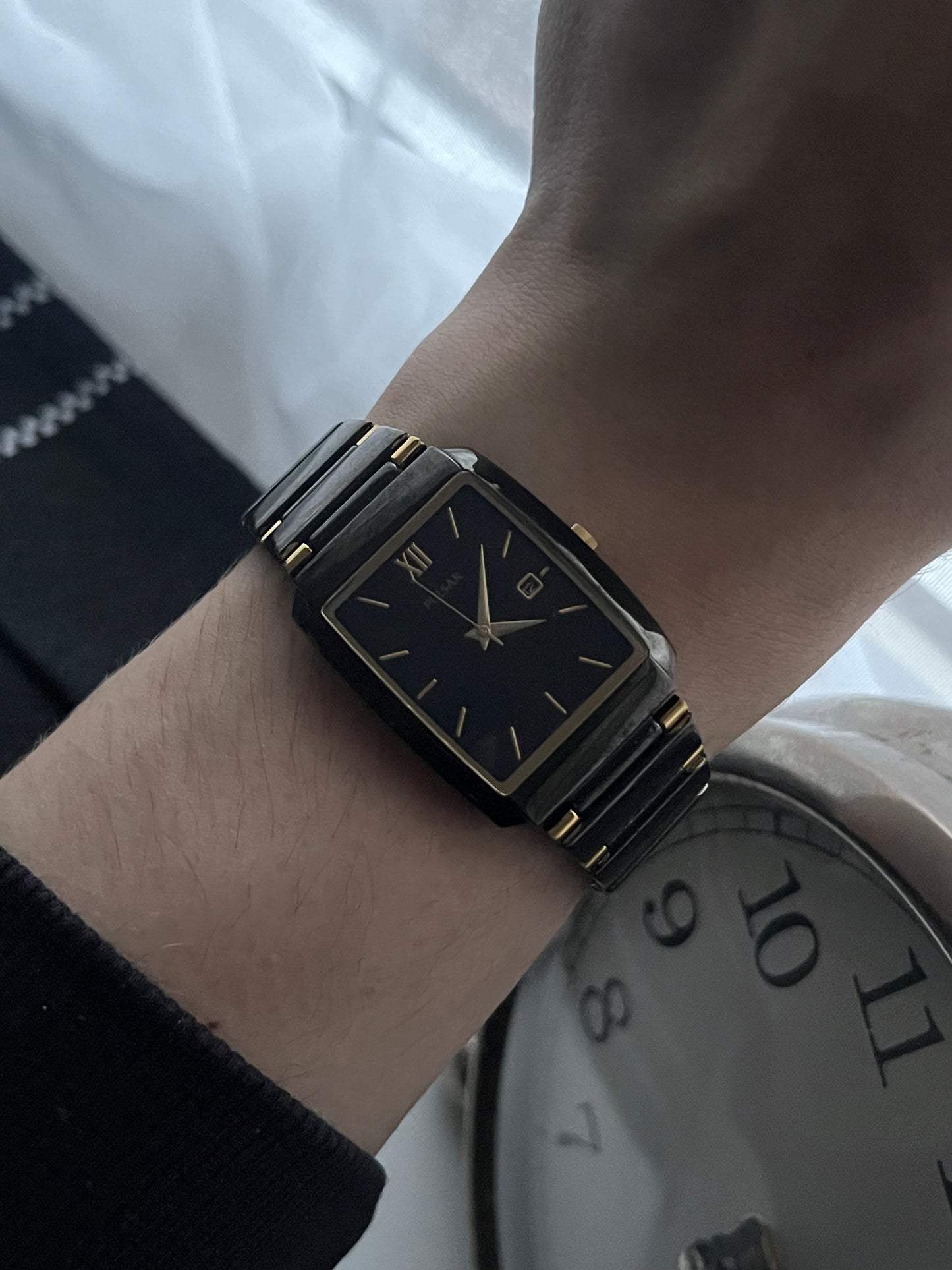 Pulsar (Seiko) Tank Silver-Gold Stainless Steel