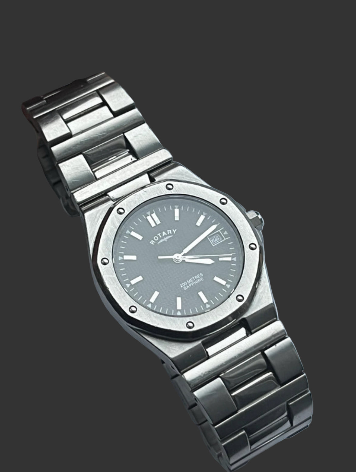 Rotary Royal Oak Sapphire Stainless Steel