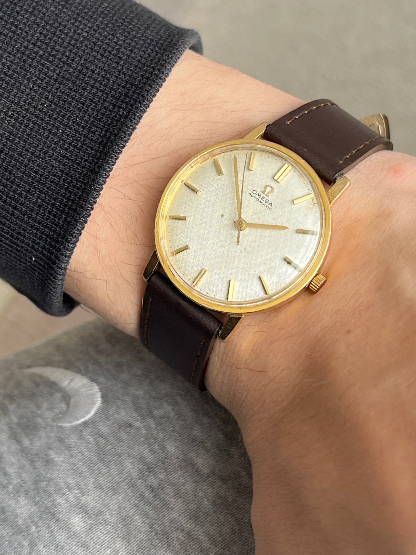 Omega Automatic Linen Dial