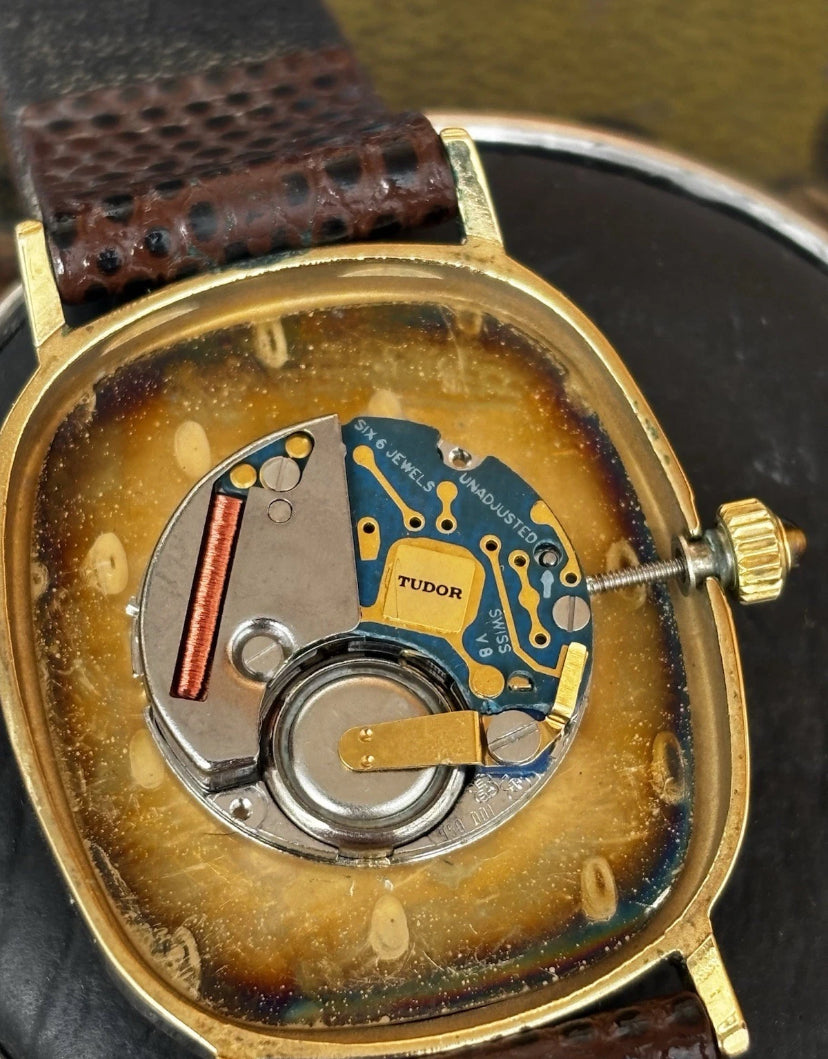 1968 Tudor Ref 9510 Gold Plated Tank