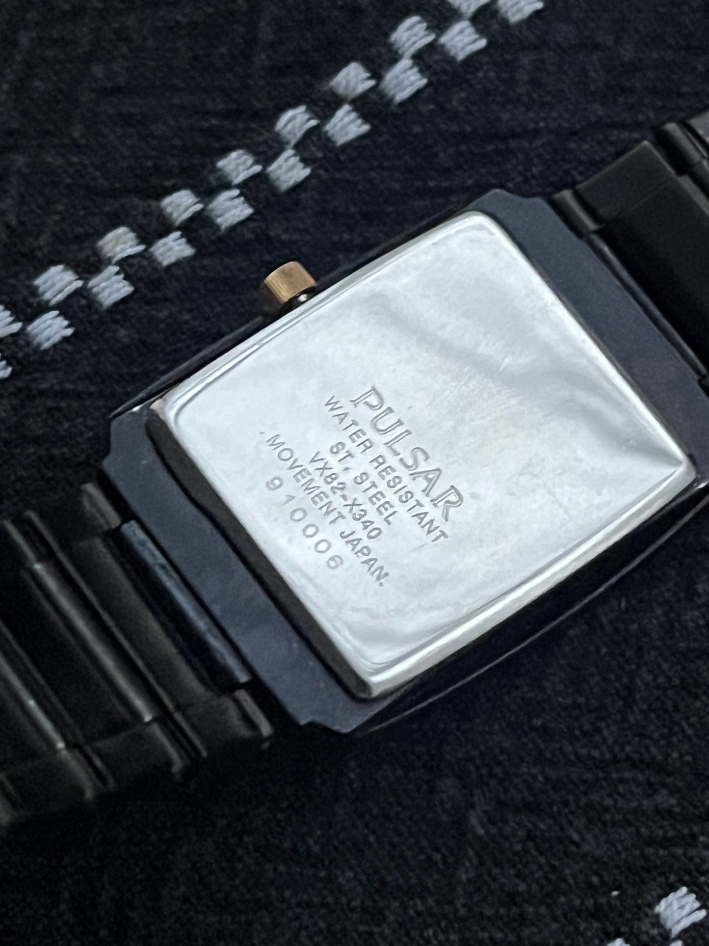 Pulsar (Seiko) Tank Silver-Gold Stainless Steel