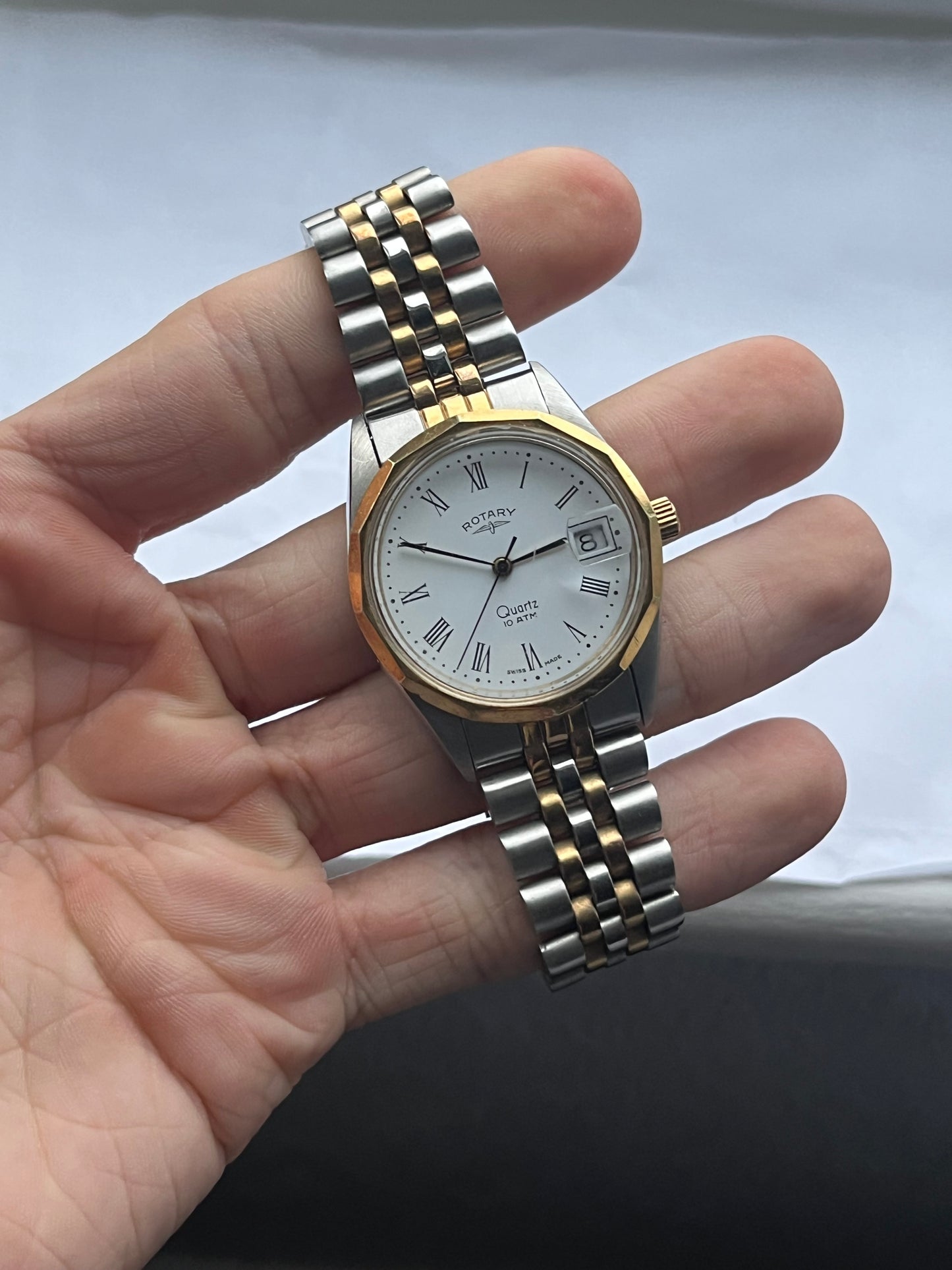 Rotary DateJust Gold-Silver Swiss Made