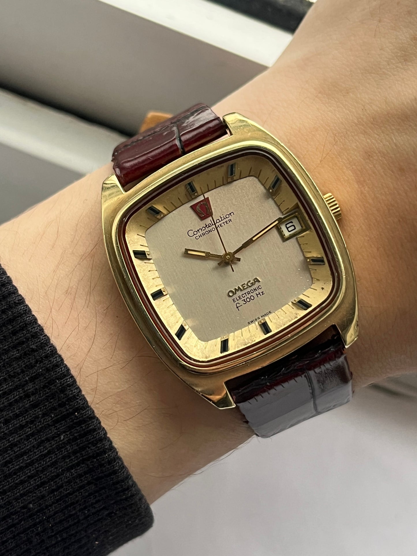 1970 Omega Constellation 1250 F3000 Gold Plated