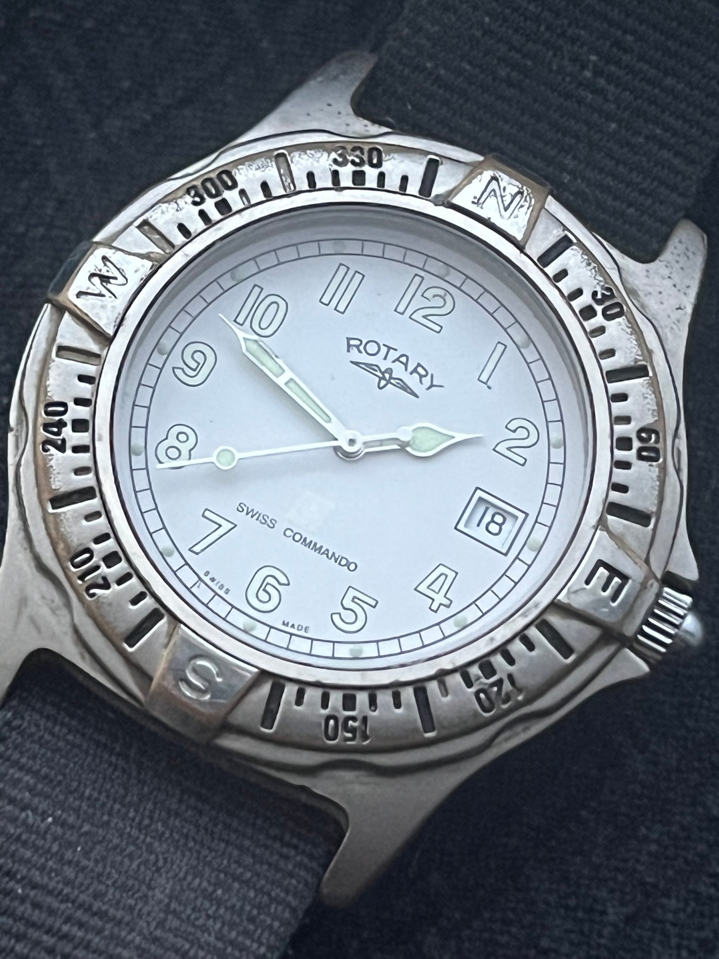 Rotary Military Commando Watch Swiss Made