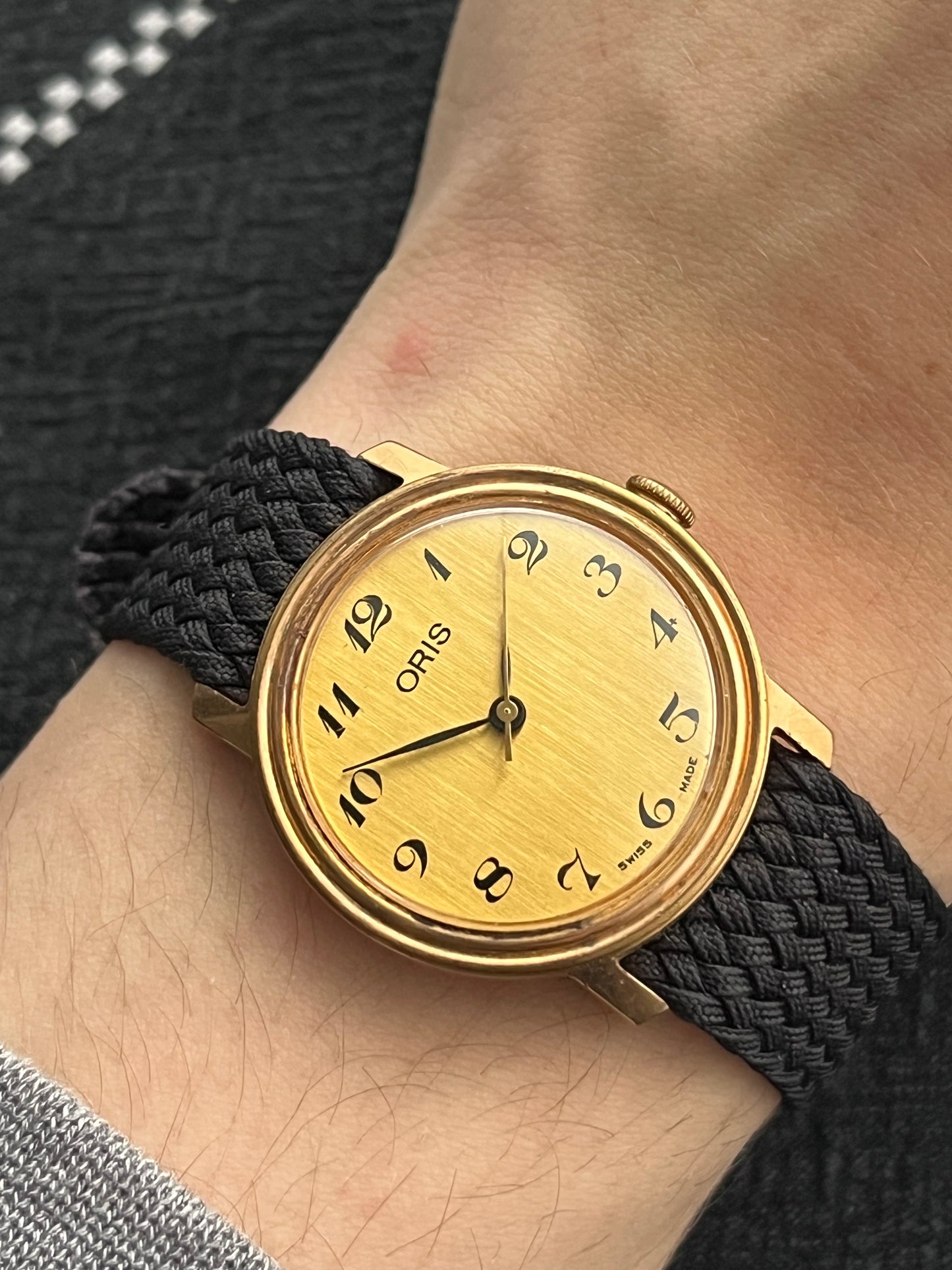 Oris Mechanical Easy Reader Gold Plated