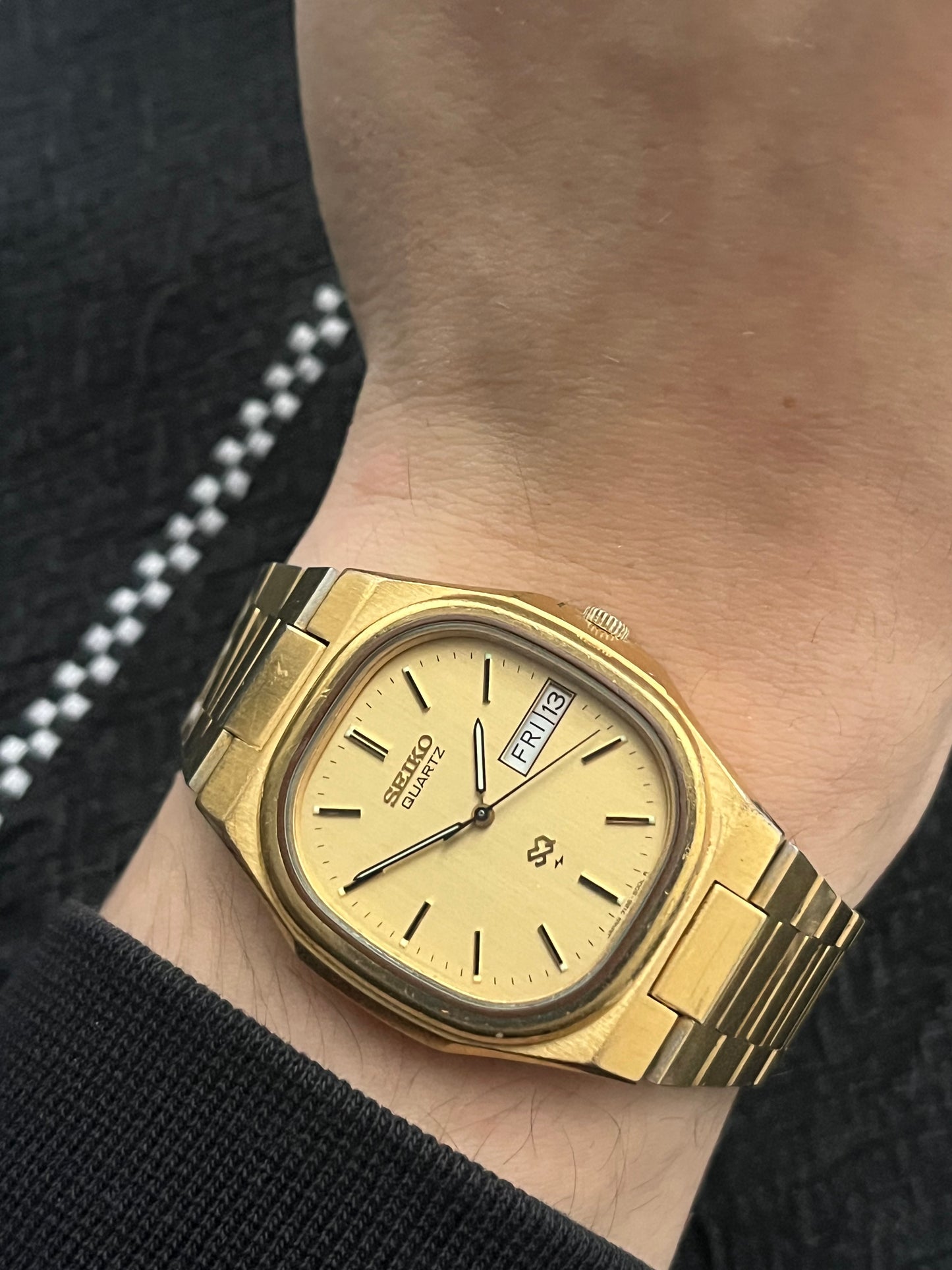 Seiko Tank Day Date From 1990 7126-5000