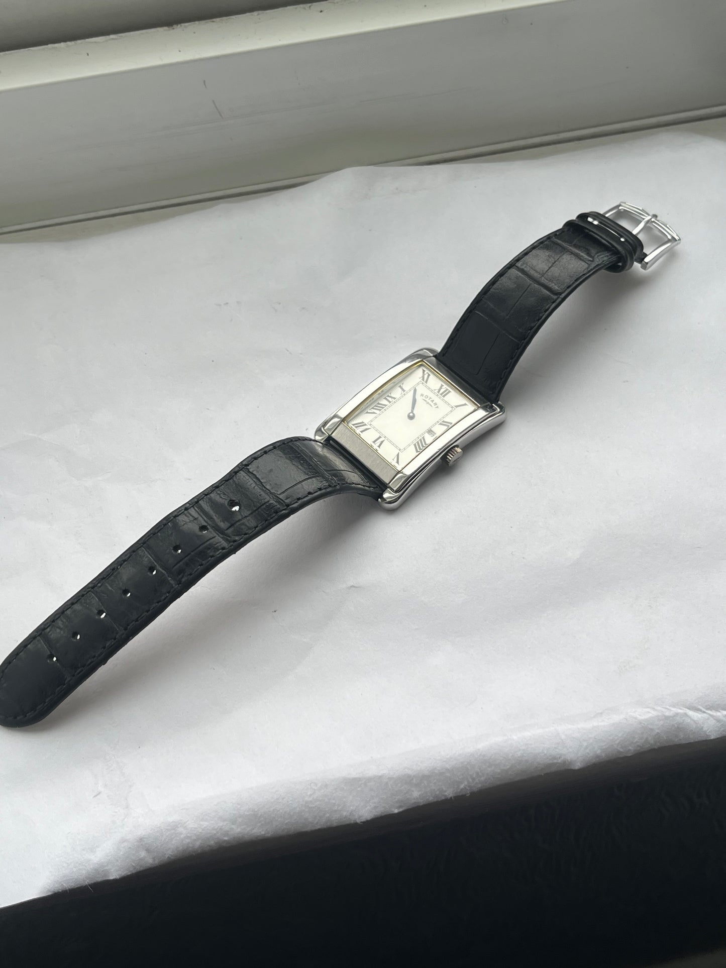 Rotary Tank Savannah Silver Roman Numeral