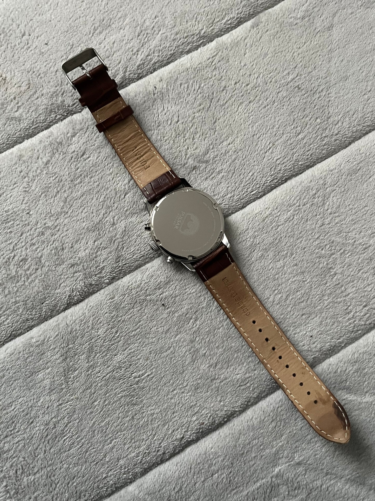 Pulsar (Seiko) Chronograph Silver-Brown