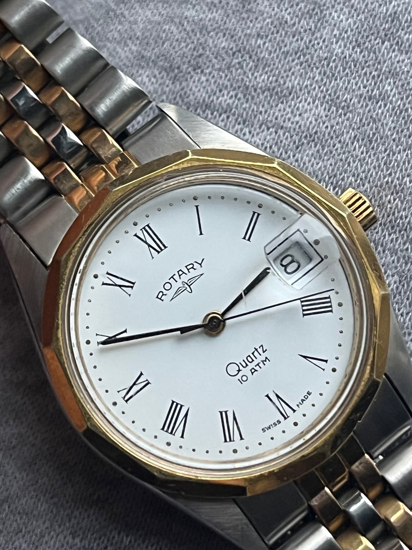 Rotary DateJust Gold-Silver Swiss Made