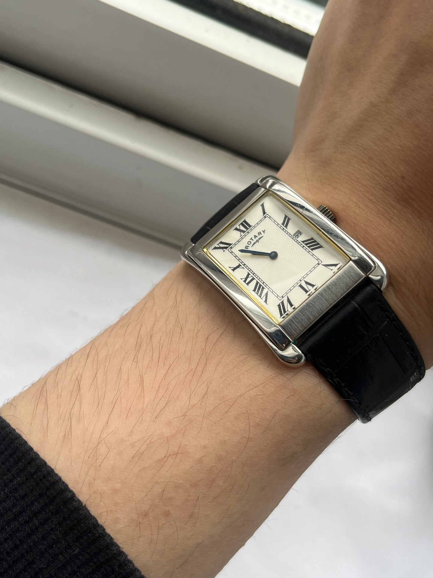 Rotary Tank Savannah Silver Roman Numeral