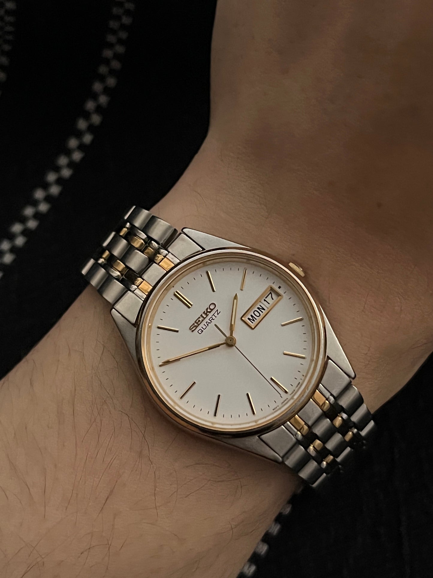 Seiko Day Date 7N43-7A50 Stainless Steel