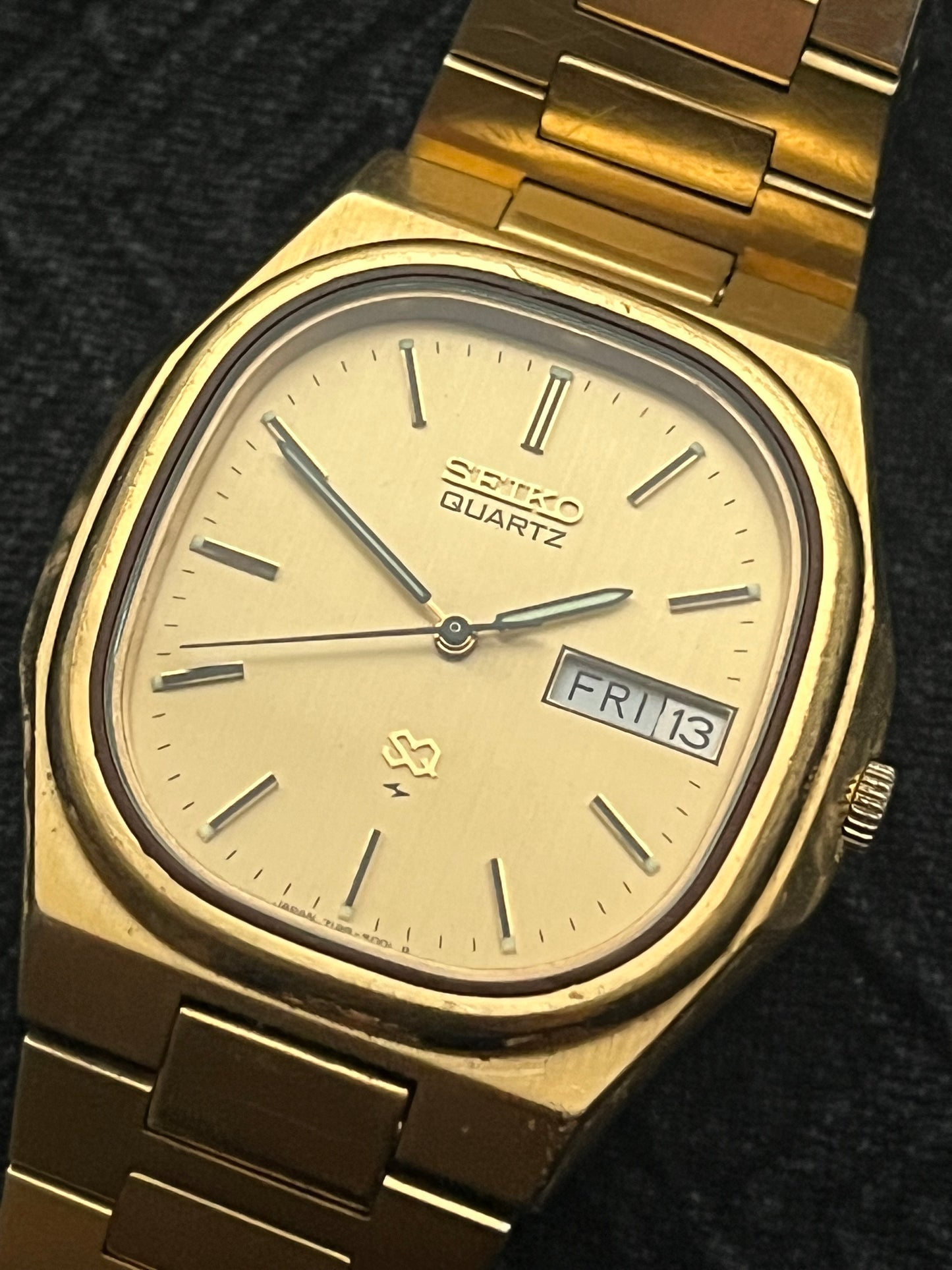 Seiko Tank Day Date From 1990 7126-5000